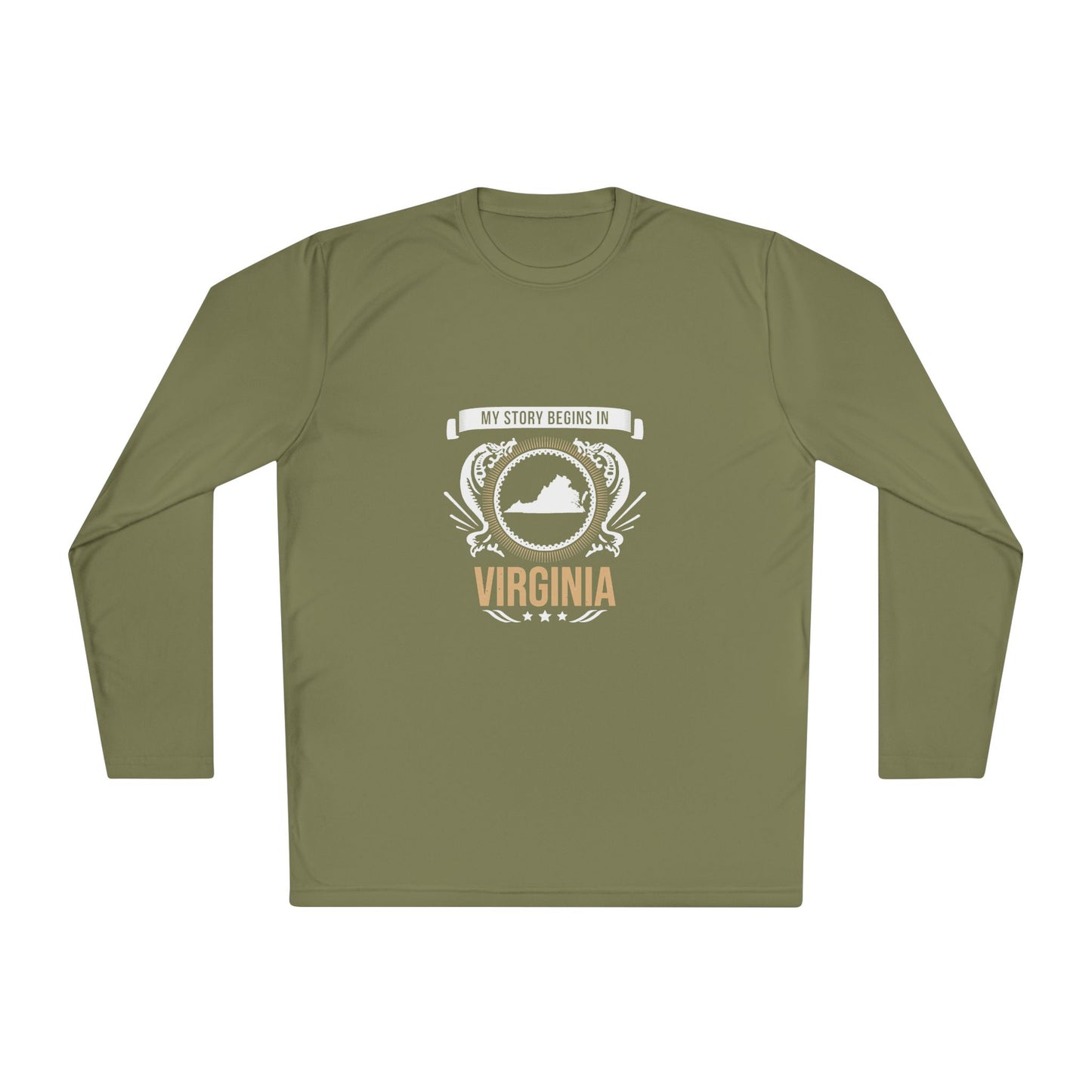 Virginia Style 2-Unisex Lightweight Long Sleeve Tee