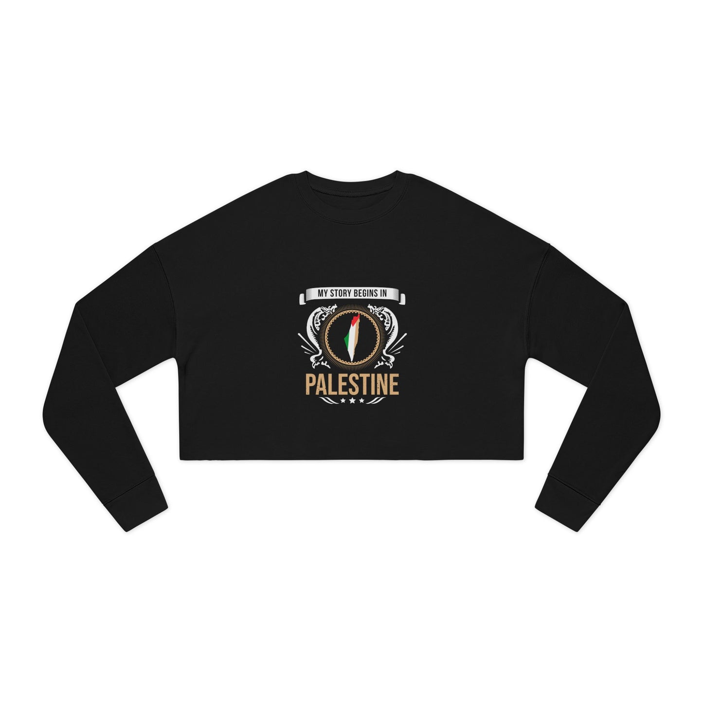 Palestine Style 2-Women's Cropped Sweatshirt