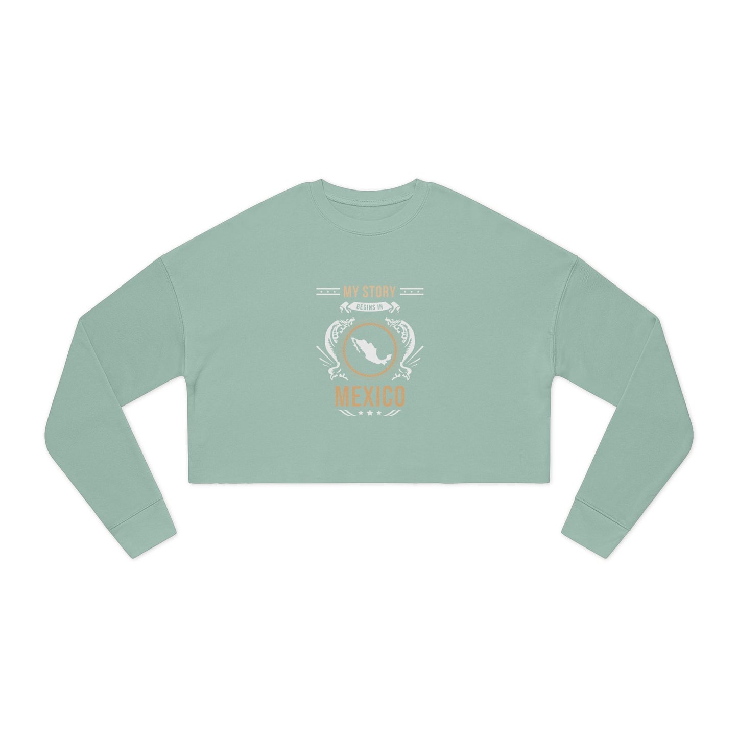 Mexico Style 1-Women's Cropped Sweatshirt