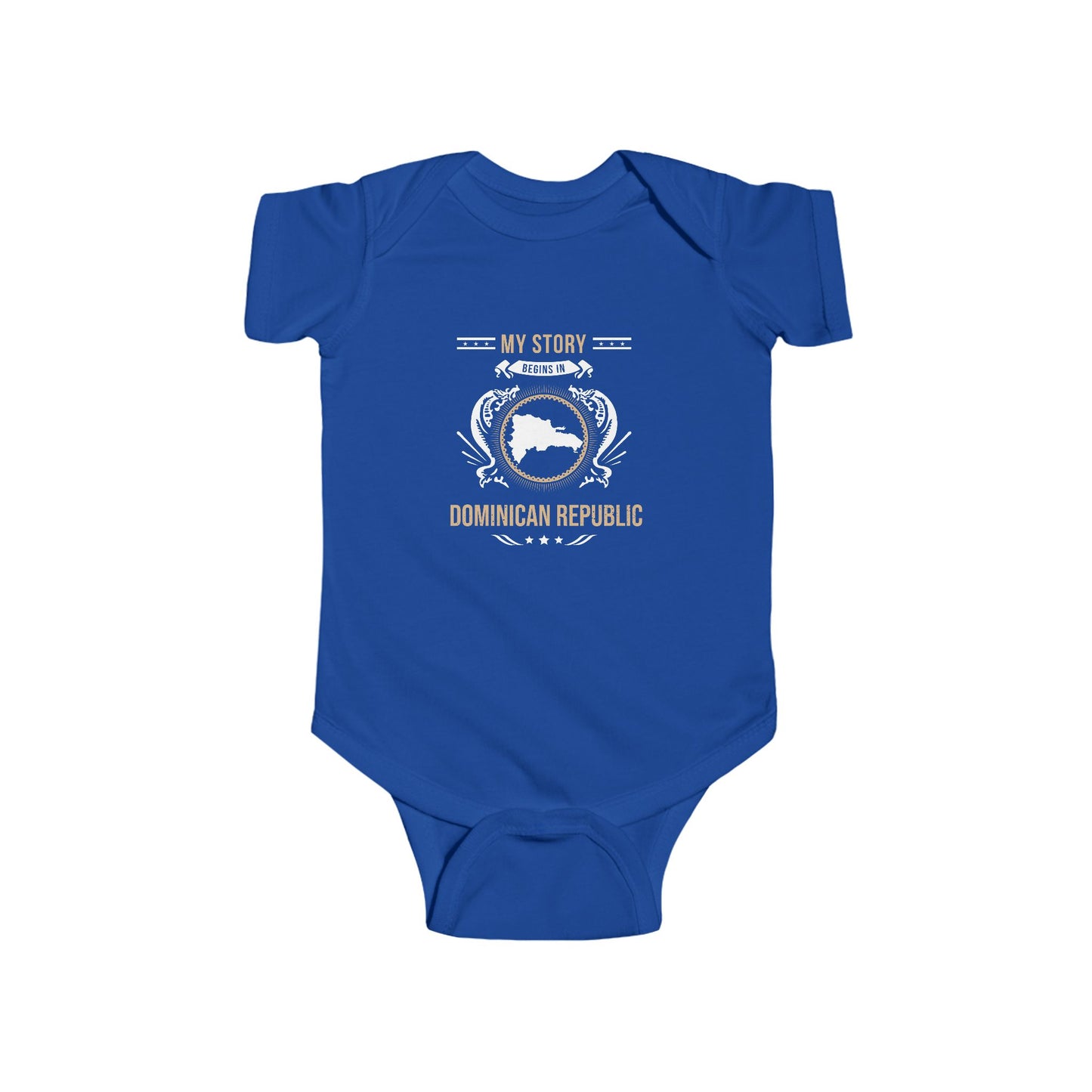 Baby Dominican Republic Style 1- Infant Bodysuit