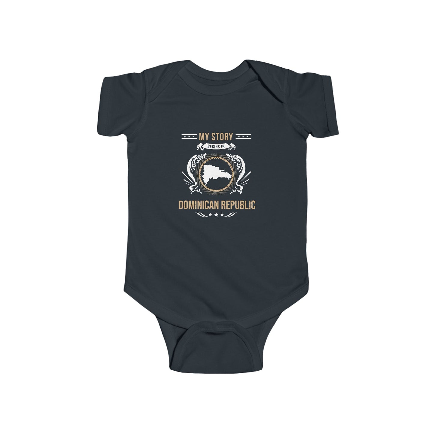 Baby Dominican Republic Style 1- Infant Bodysuit