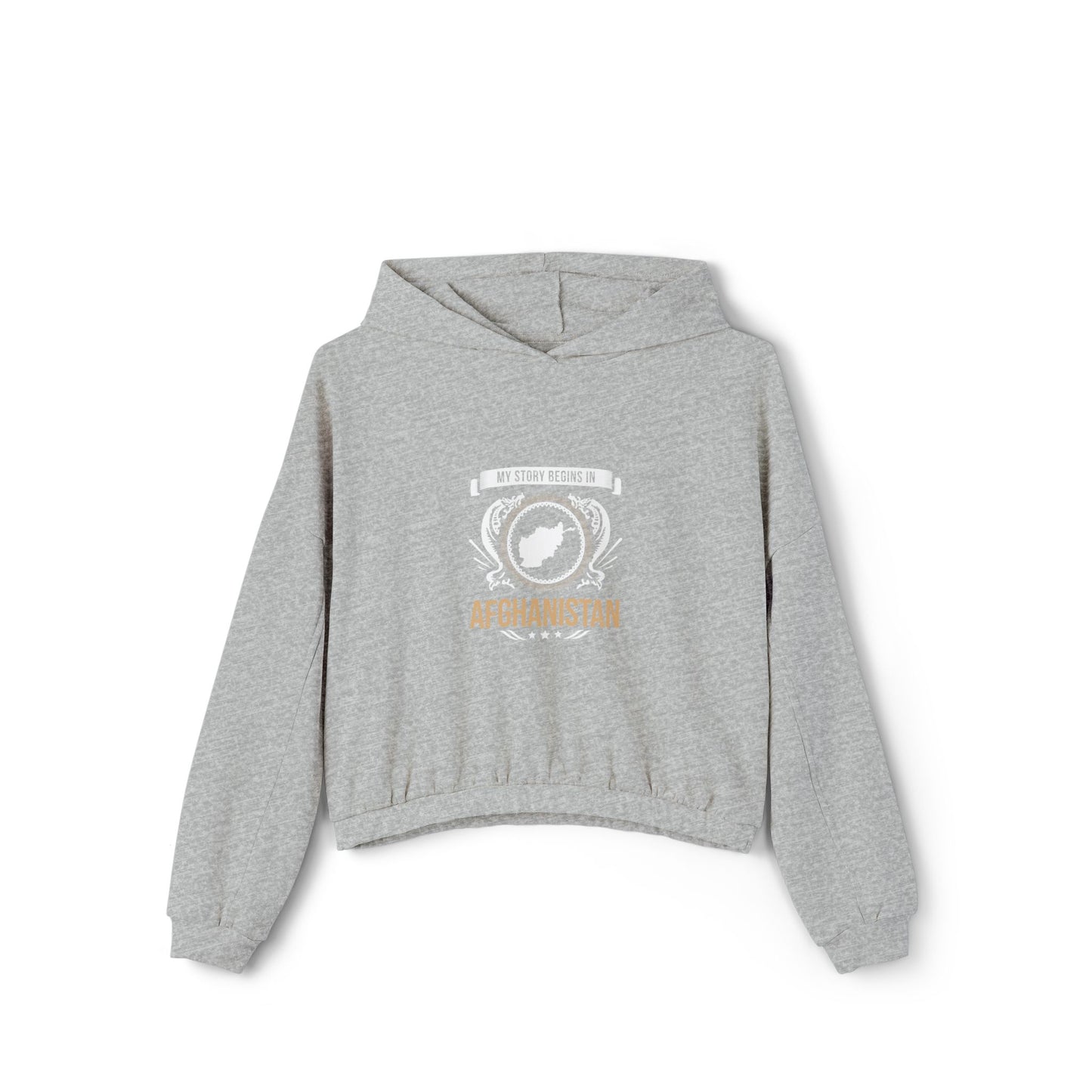 Afghanistan Style 2-Women's Cinched Bottom Hoodie