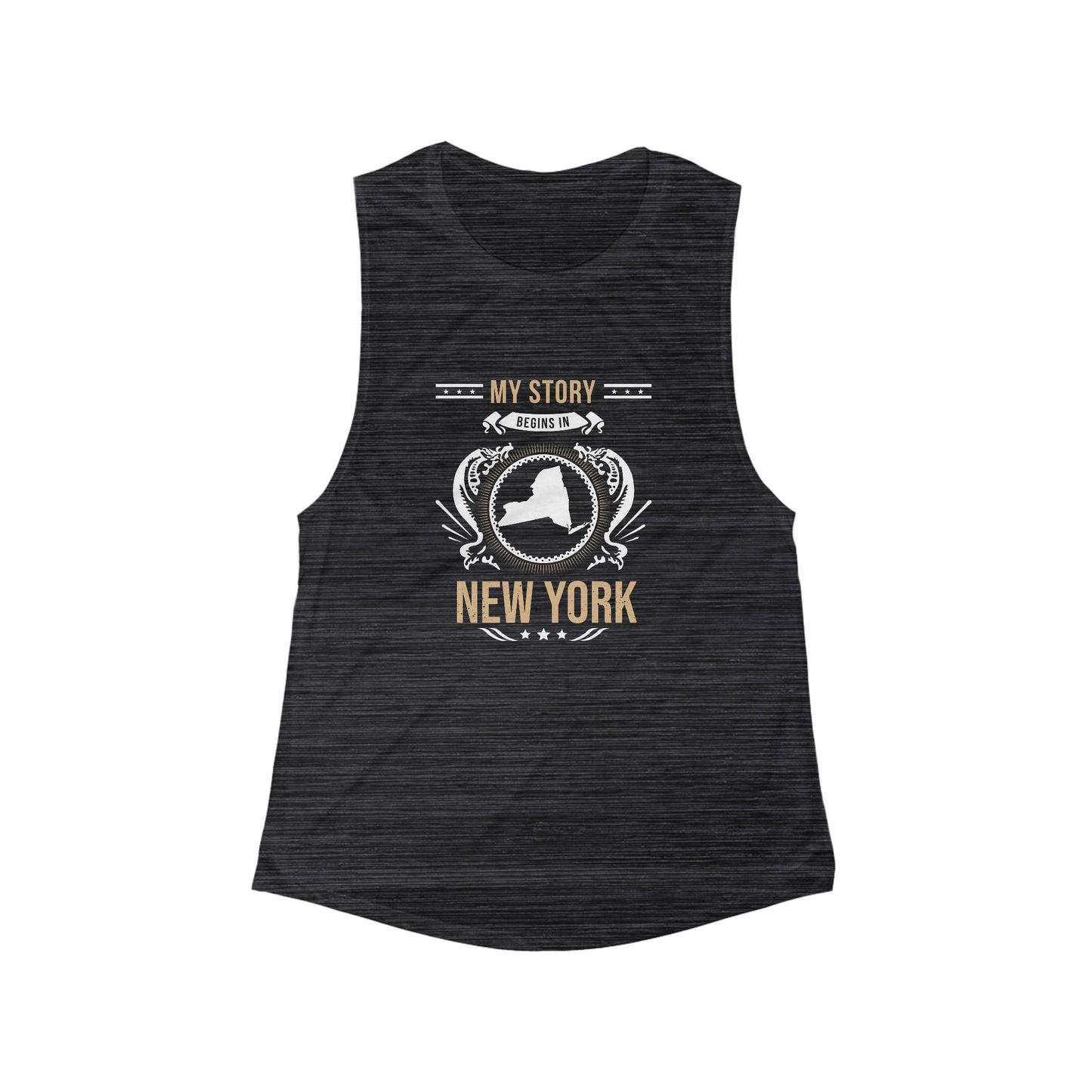 New York Style 1-Women's Flowy Tank