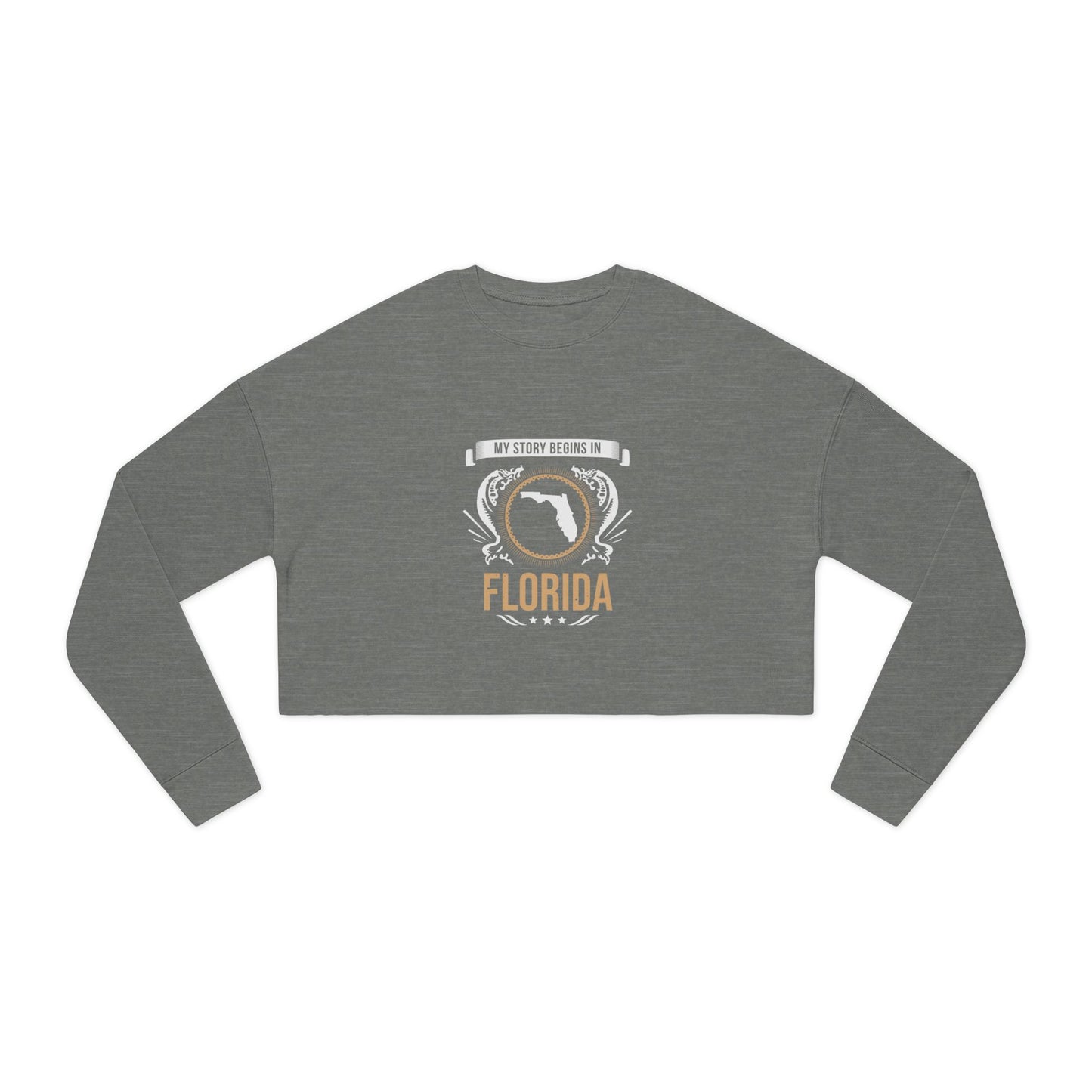 Florida Style 2-Women's Cropped Sweatshirt
