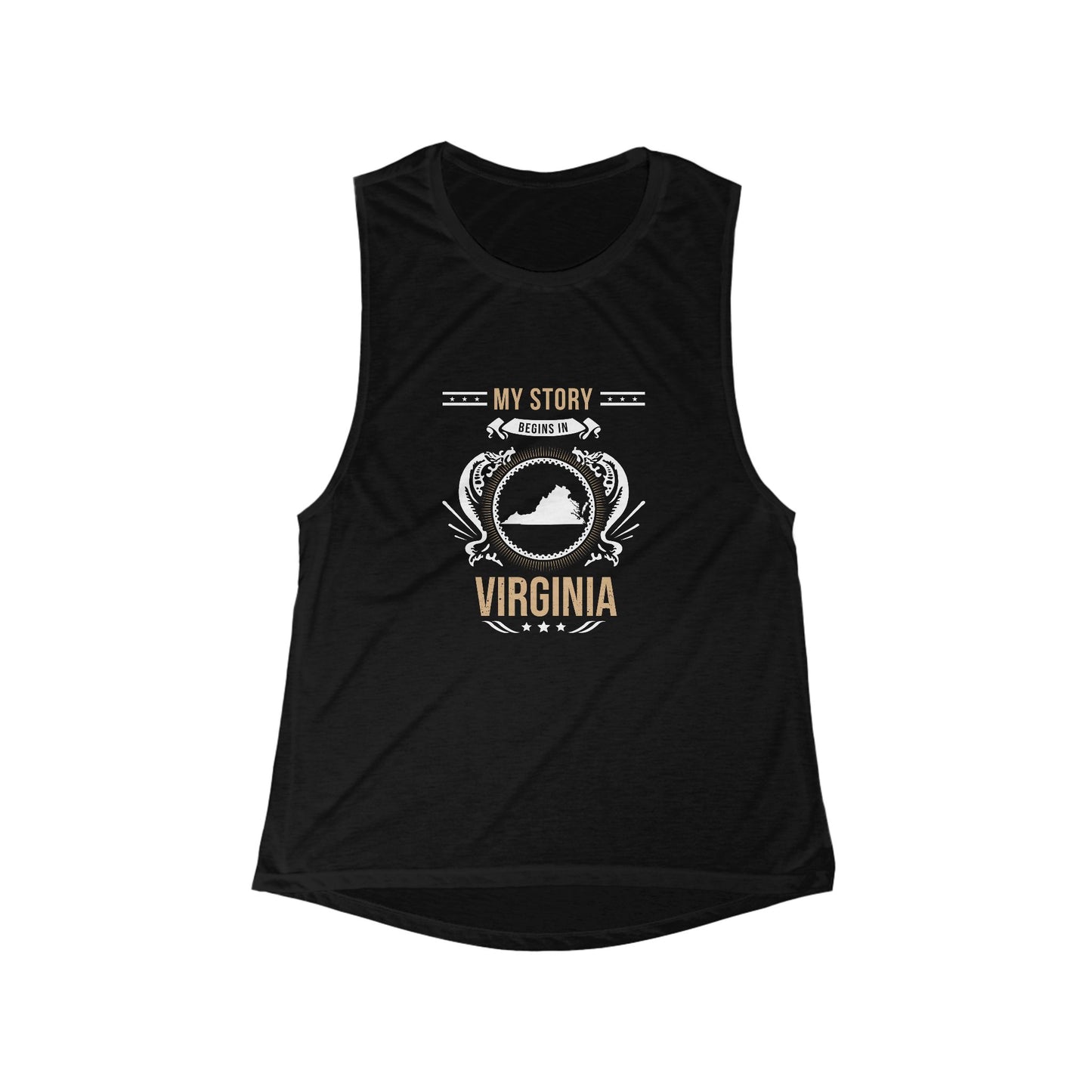 Virginia Style 1-Women's Flowy Tank