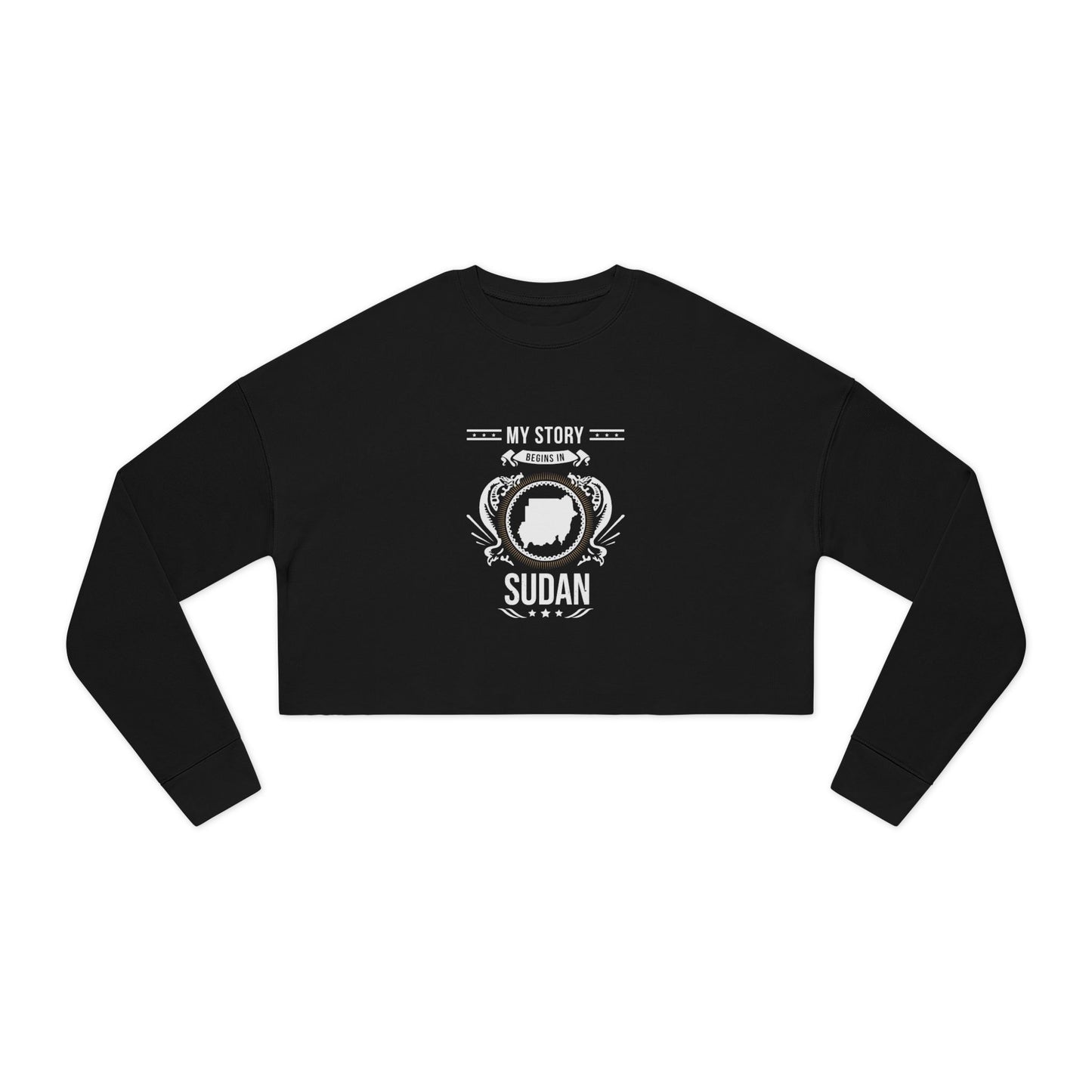 Sudan Style 1-Women's Cropped Sweatshirt