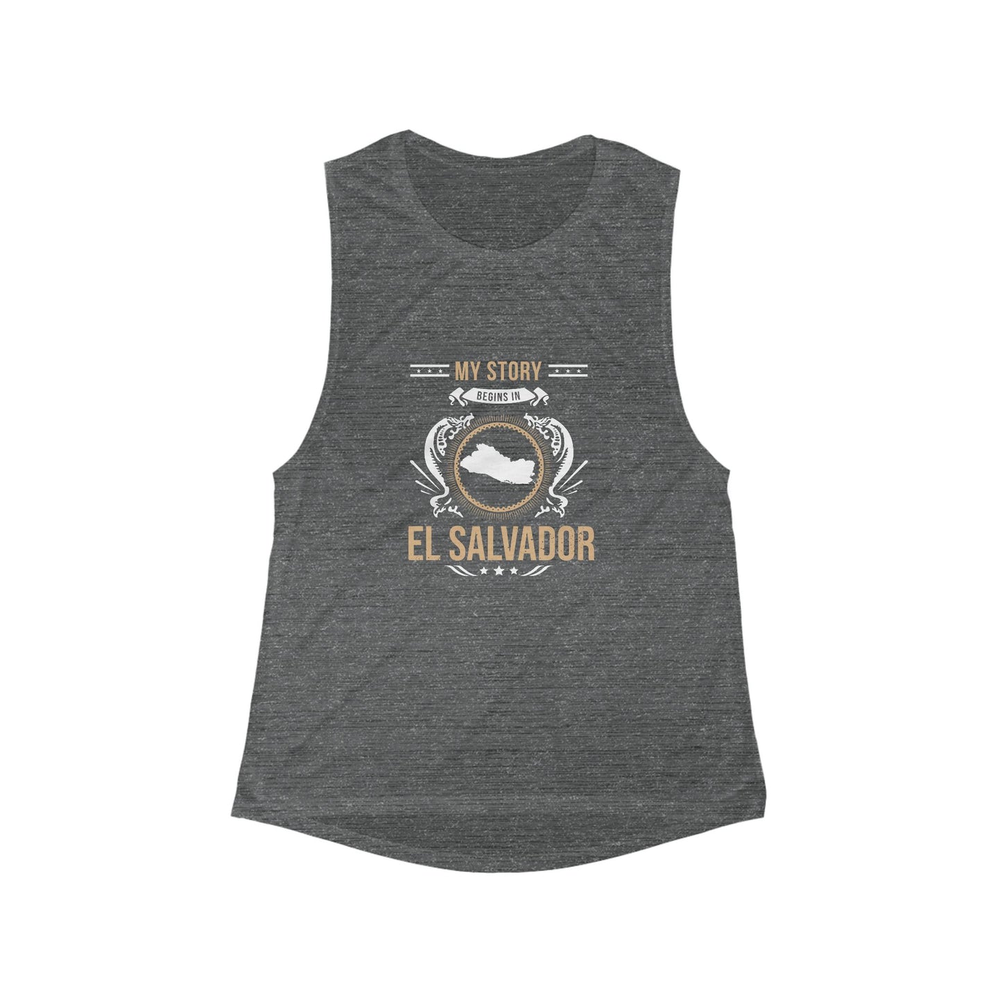 El Salvador Design 1-Women's Flowy Tank