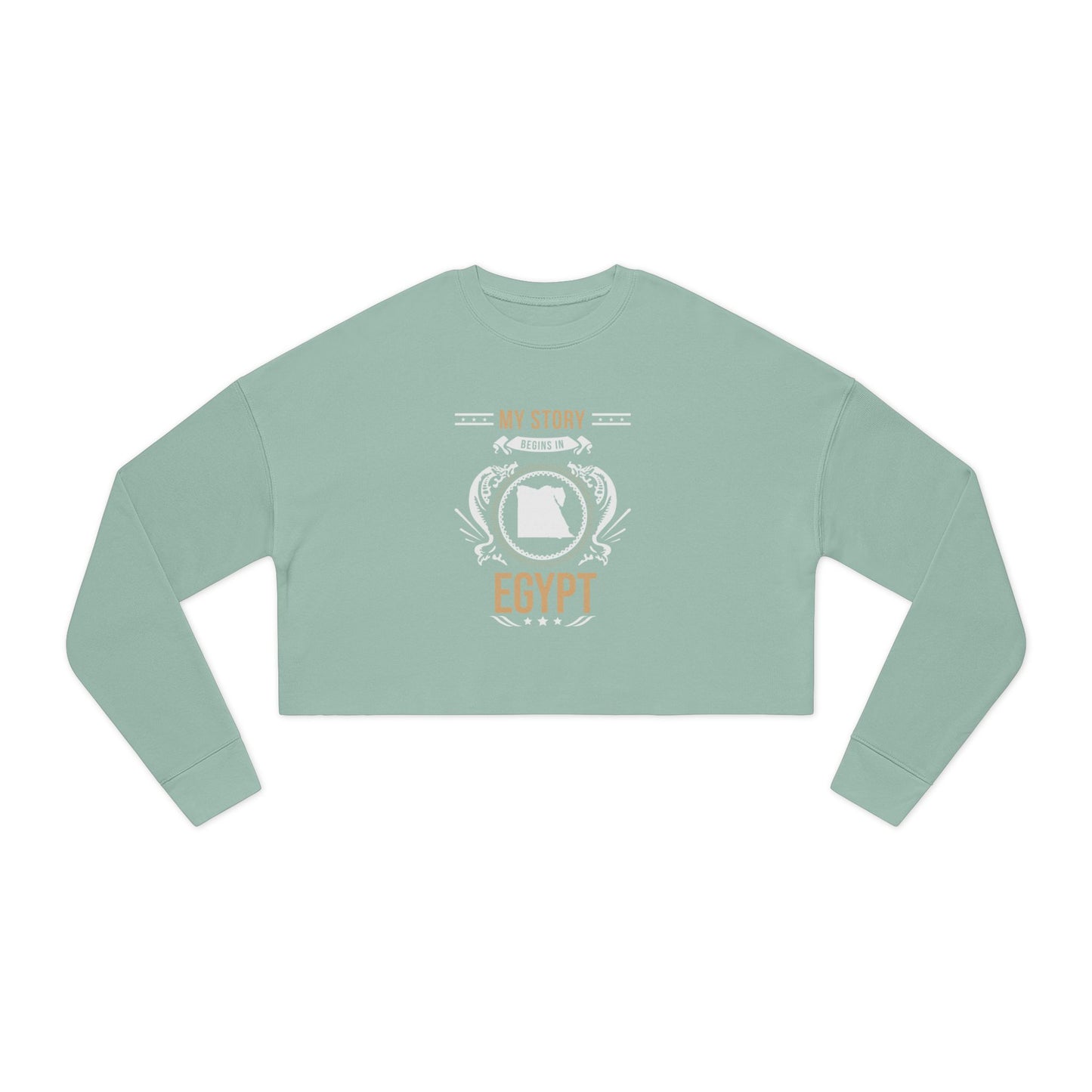 Egypt Style 1-Women's Cropped Sweatshirt