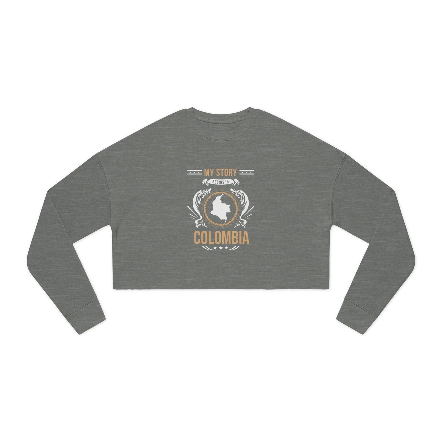 Colombia Style 1-Women's Cropped Sweatshirt