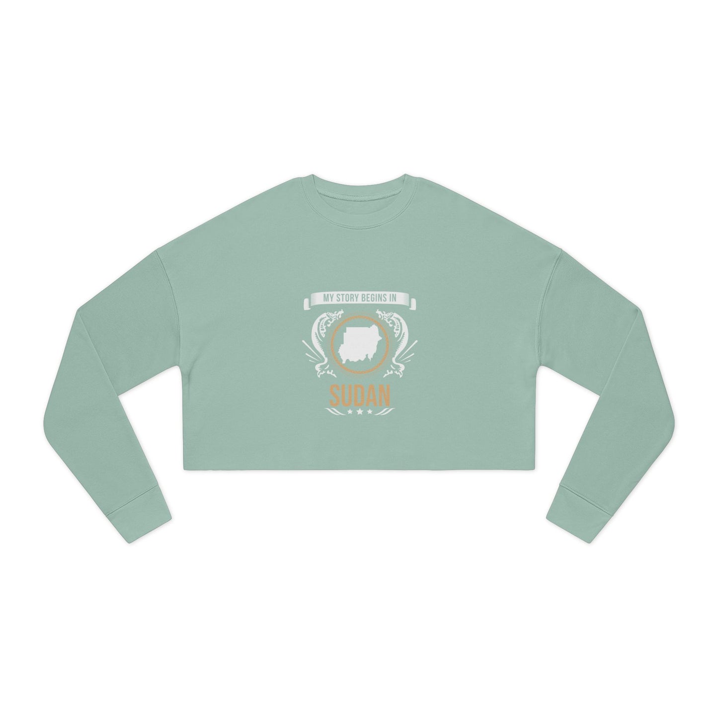 Sudan Style 2-Women's Cropped Sweatshirt