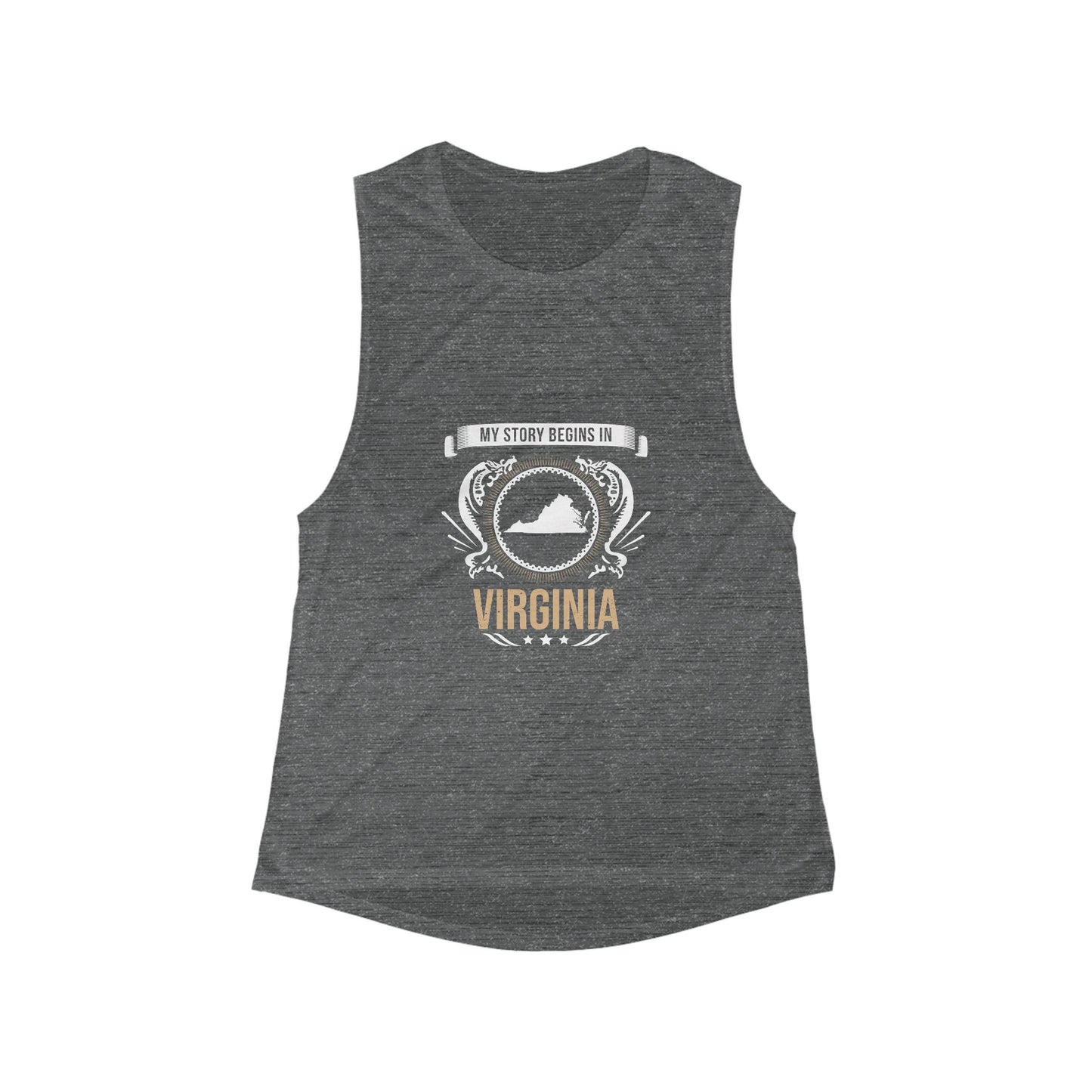 Virginia Style 2-Women's Flowy Tank