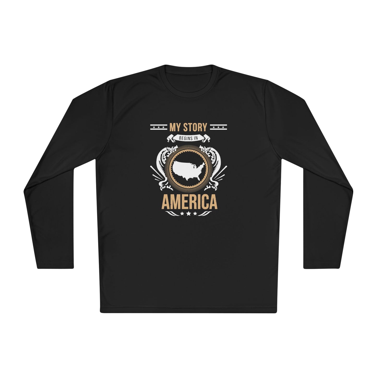 America Style 1-Unisex Long Sleeve Tee