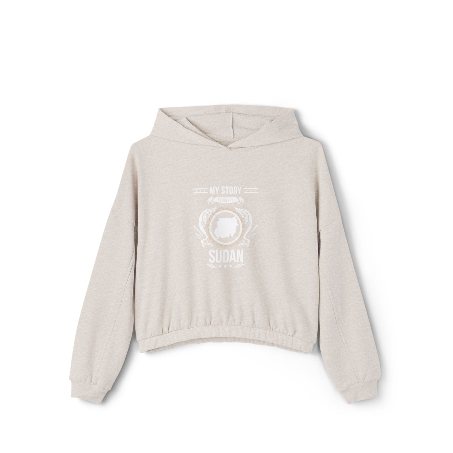 Sudan Style 1-Women's Cinched Bottom Hoodie