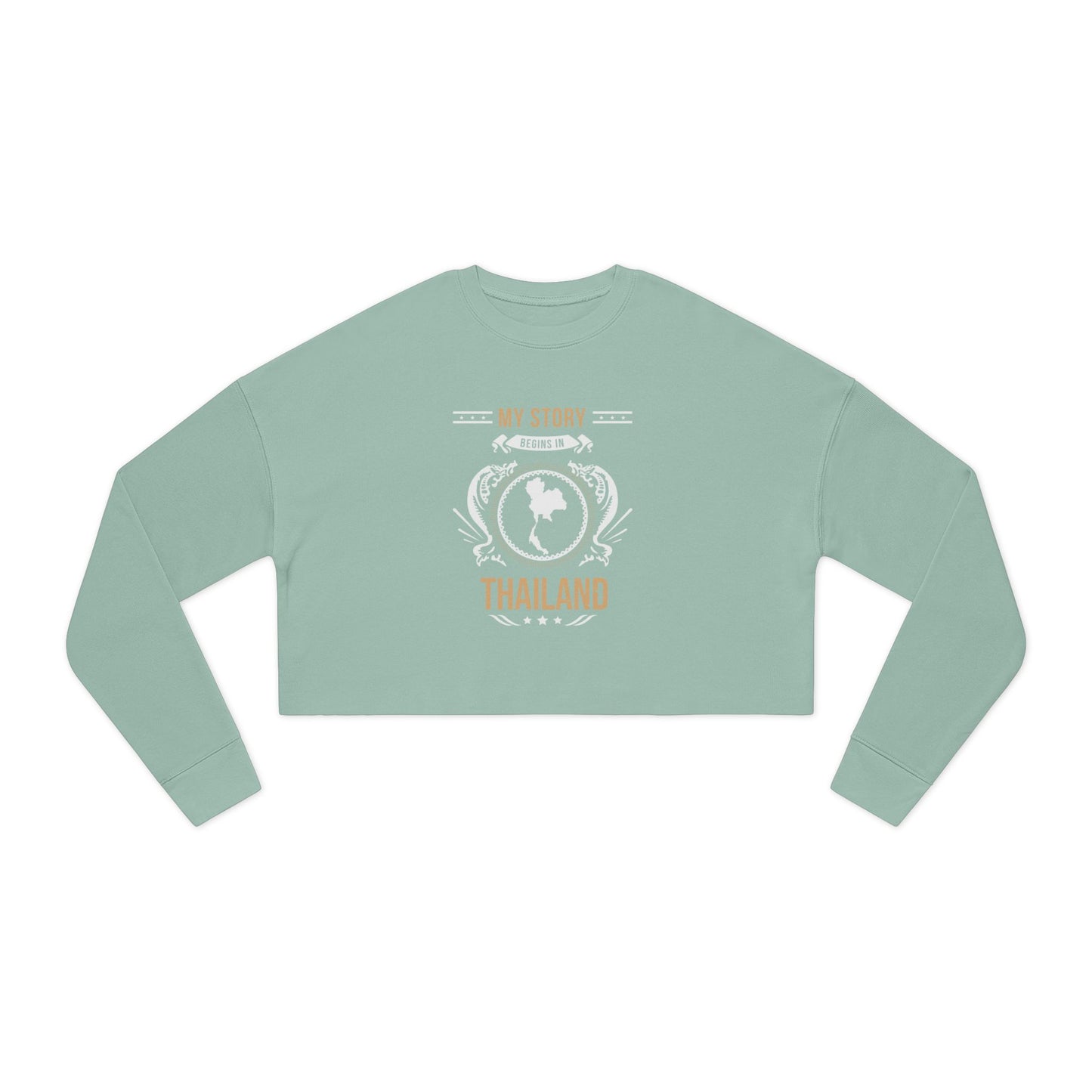 Thailand Style 1-Women's Cropped Sweatshirt