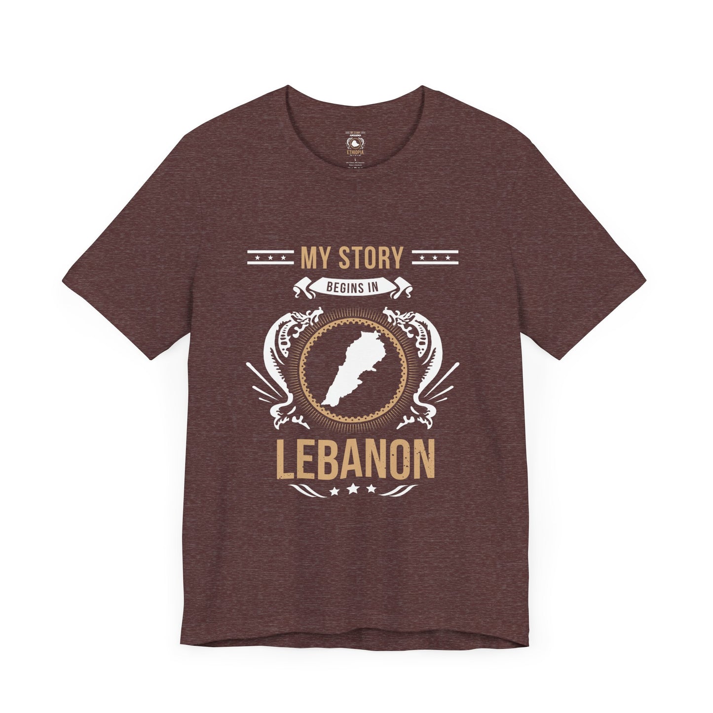 Lebanon Style 1-Unisex Short Sleeve Tee