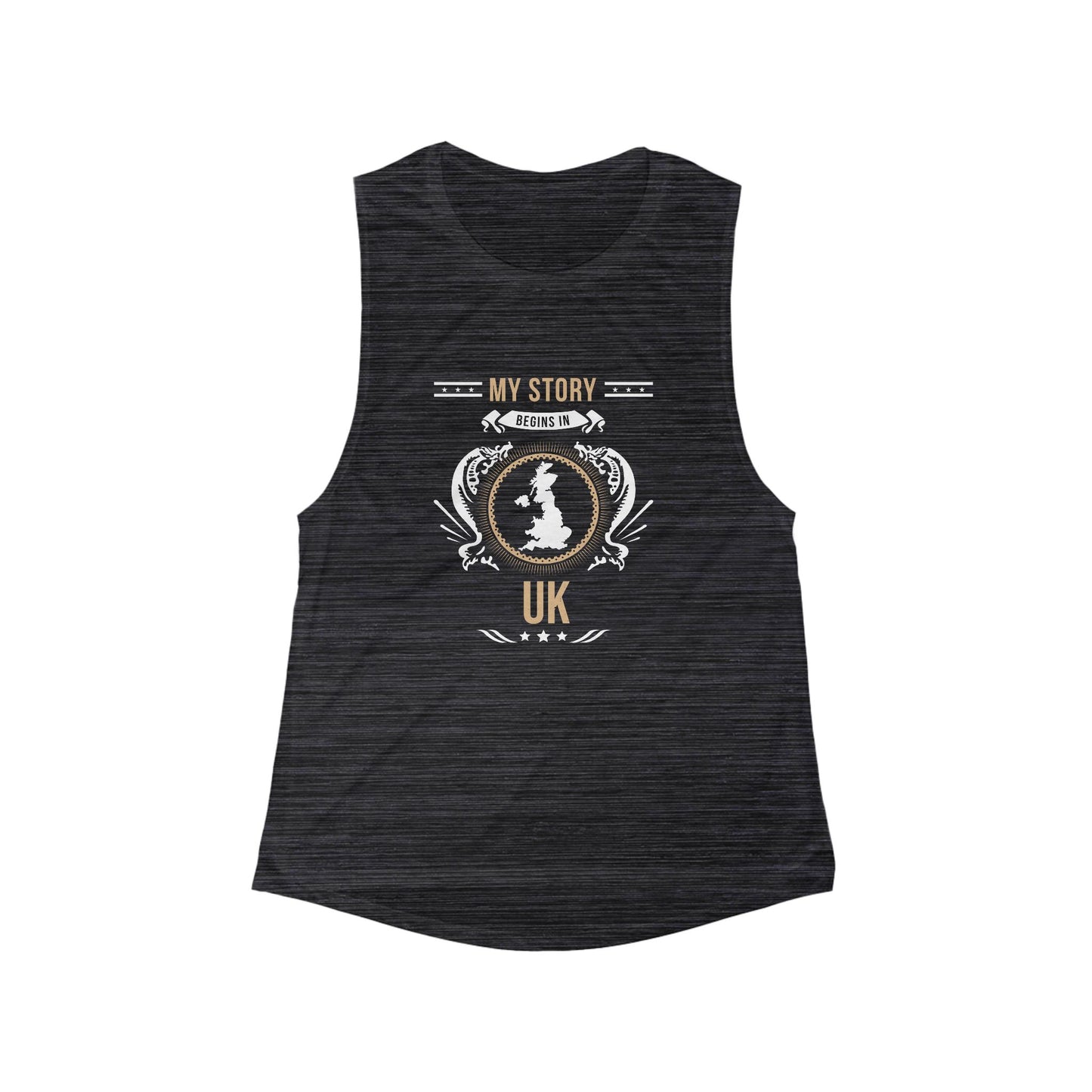 UK Style 1-Women's Flowy Tank