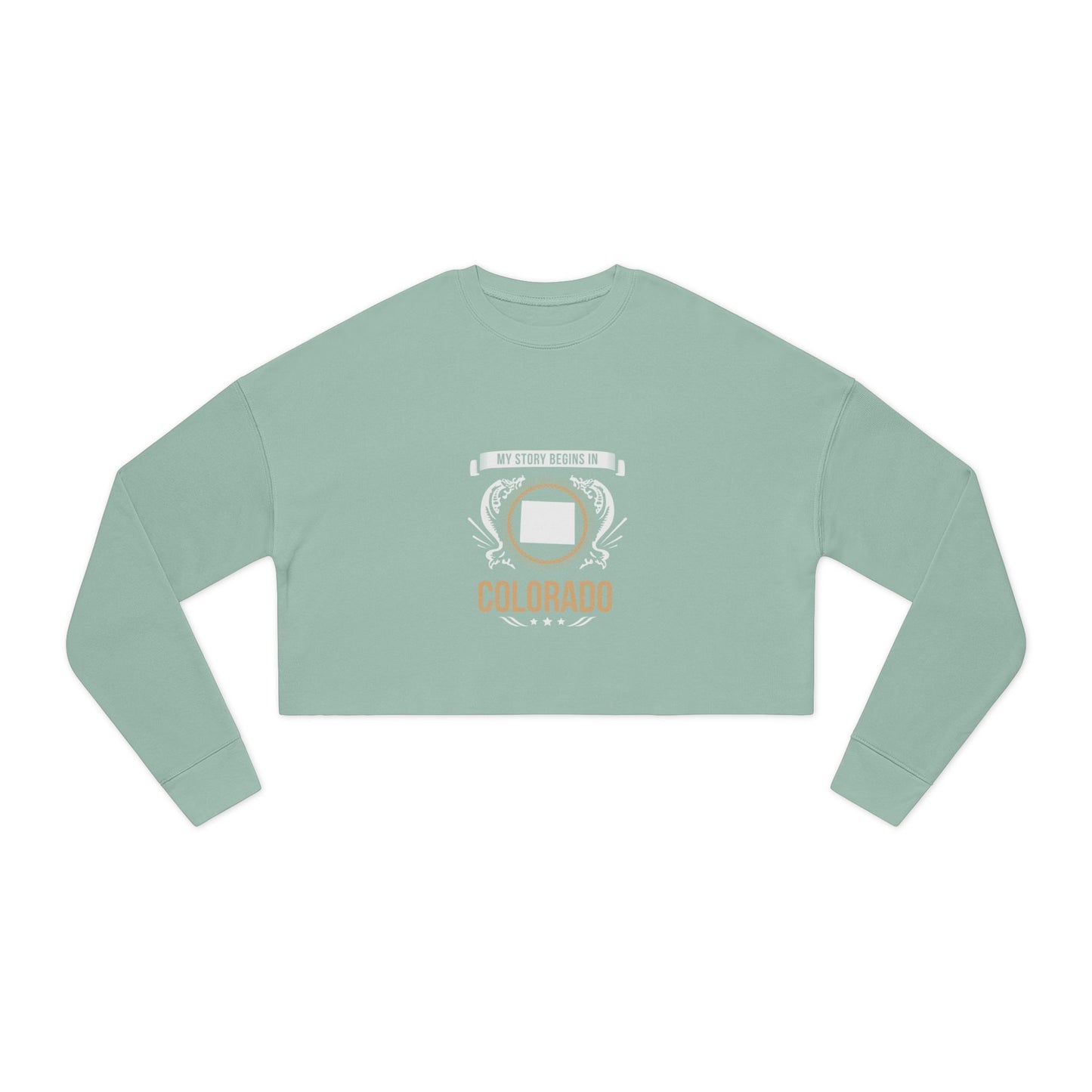 Colorado Style 2-Women's Cropped Sweatshirt