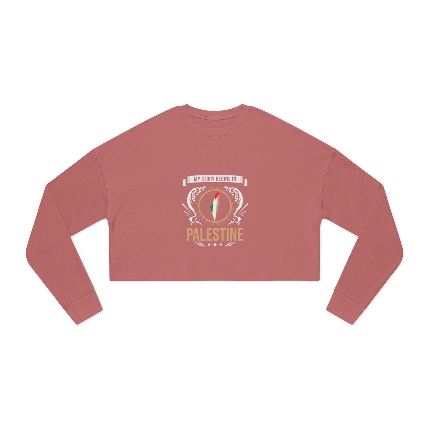 Palestine Style 2-Women's Cropped Sweatshirt