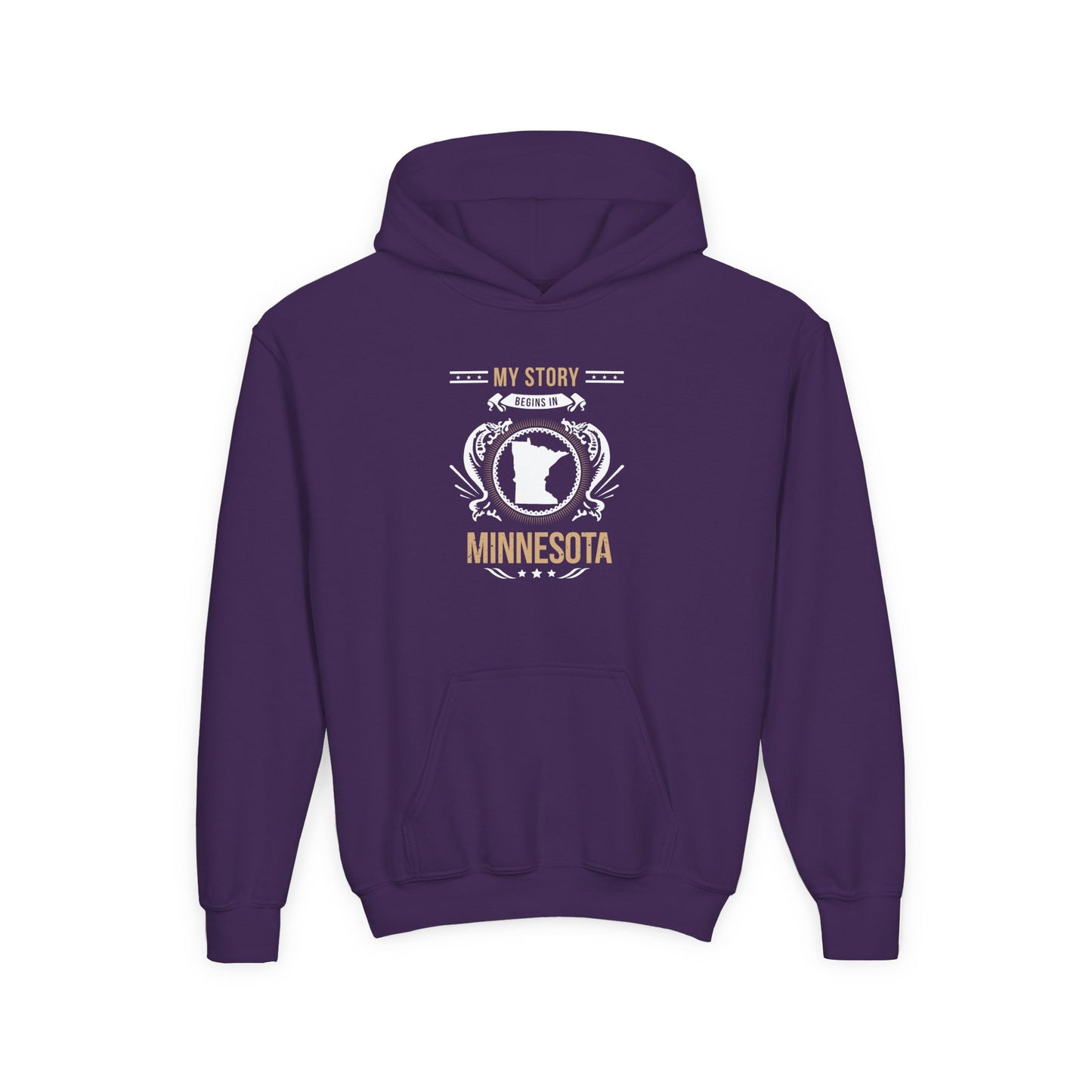 Youth Minnesota Style 1 - Unisex Hoodie