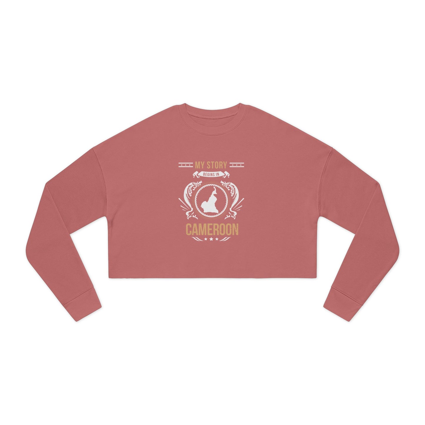 Cameroon Style 1-Women's Cropped Sweatshirt