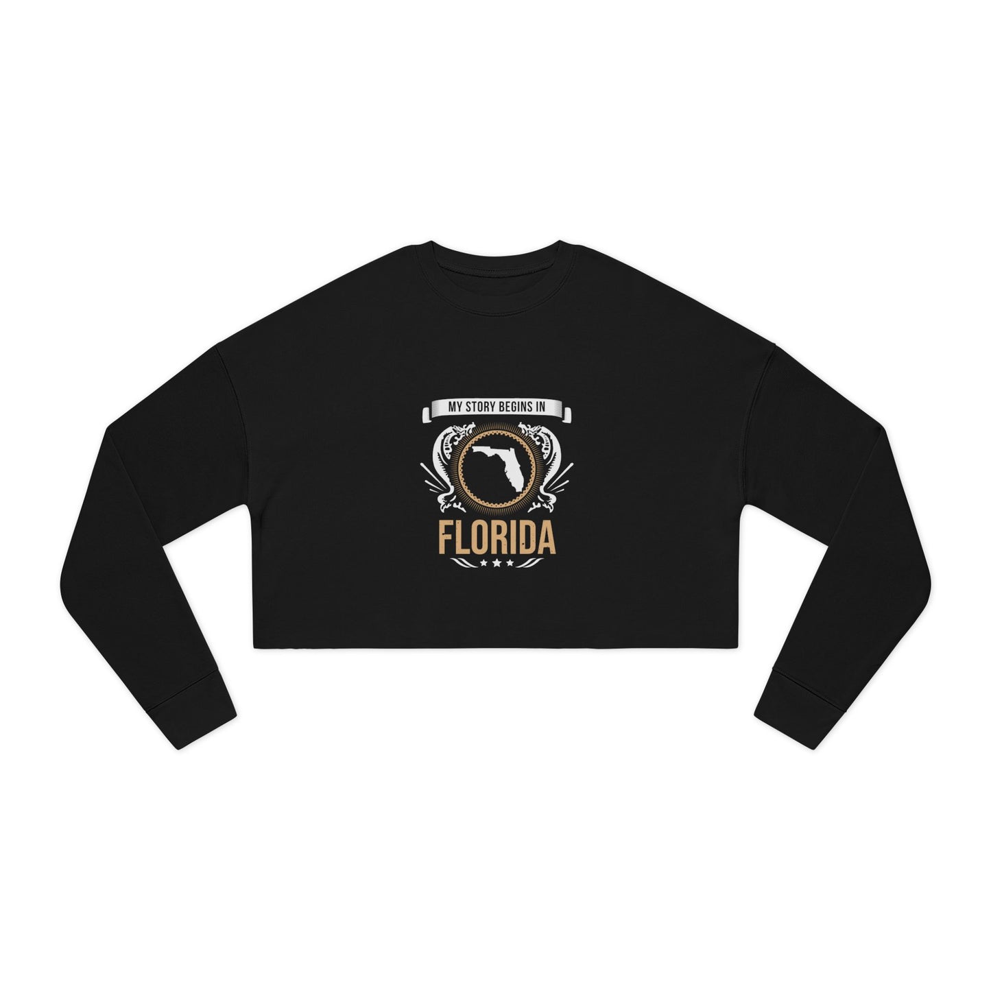 Florida Style 2-Women's Cropped Sweatshirt