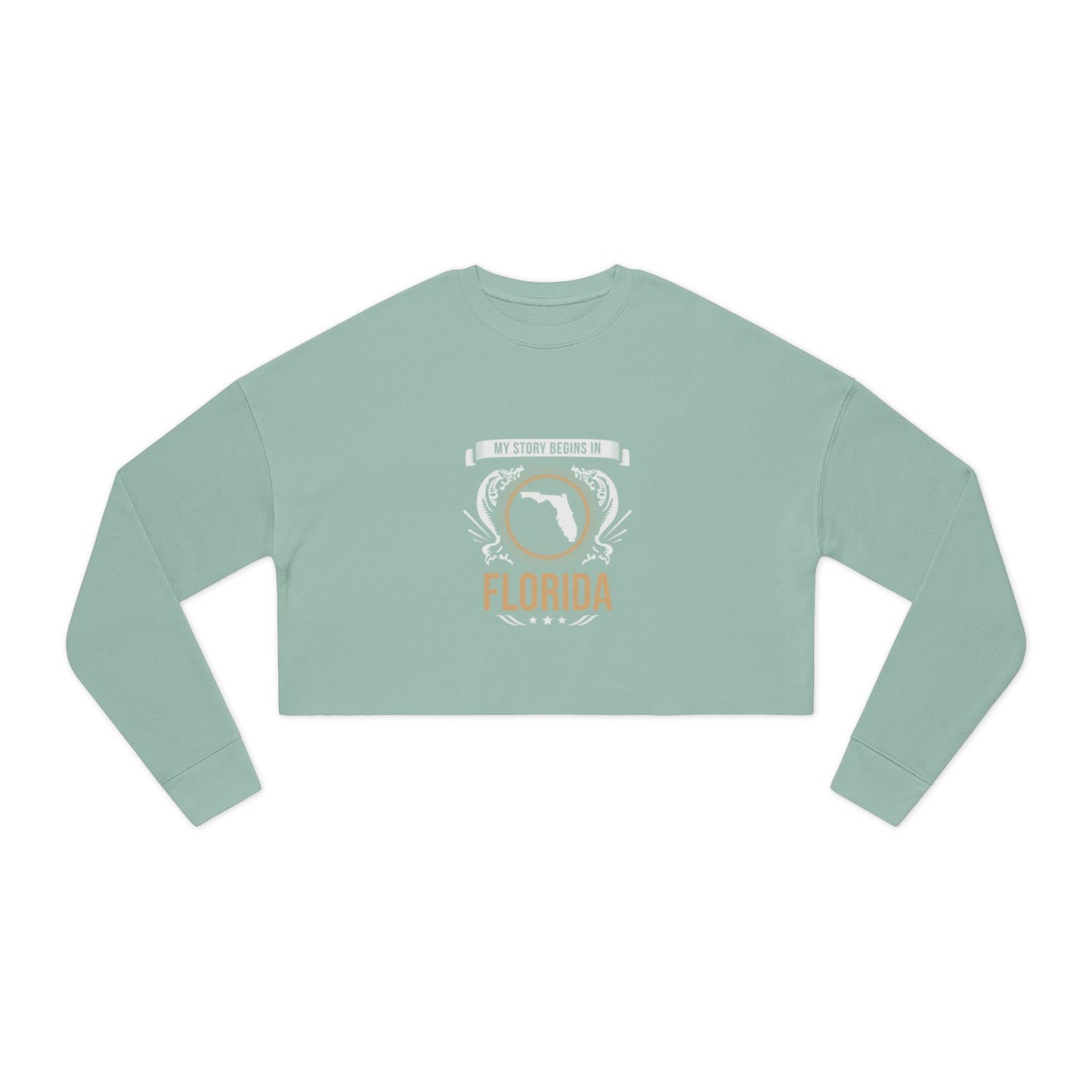Florida Style 2-Women's Cropped Sweatshirt
