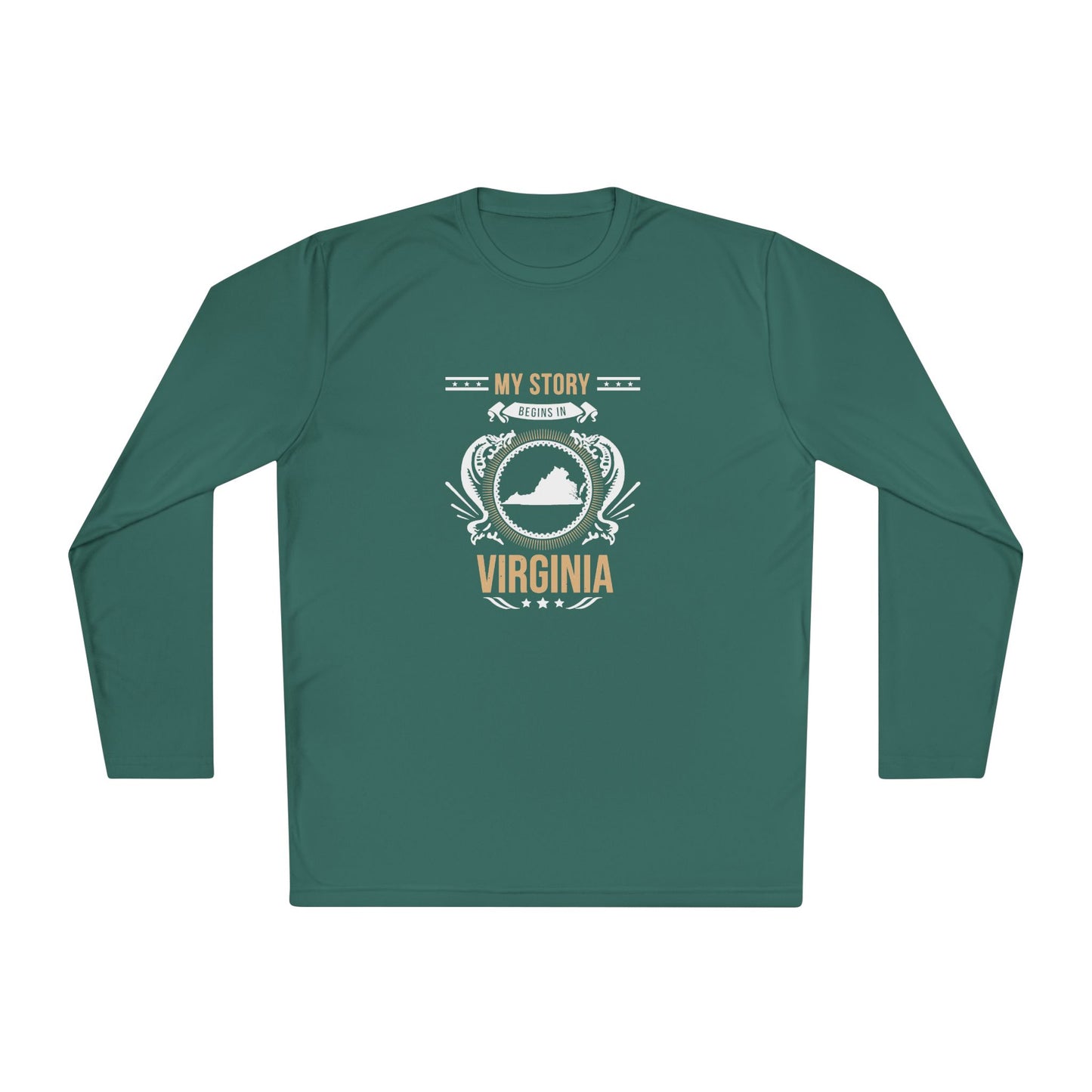 Virginia Style 1-Unisex Lightweight Long Sleeve Tee