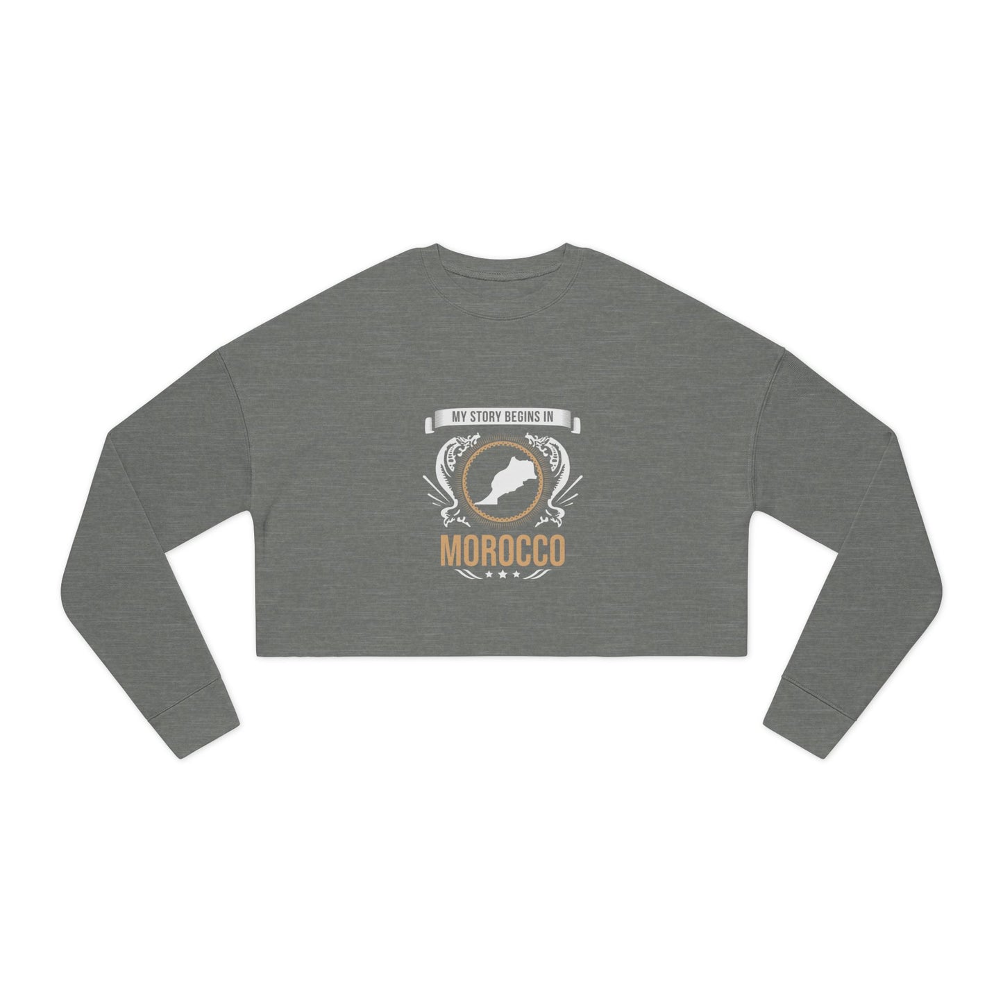 Morocco Style 2-Women's Cropped Sweatshirt