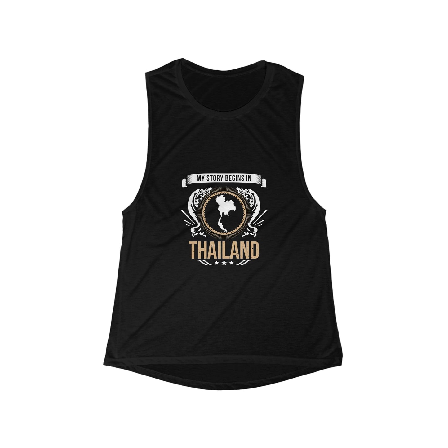 Thailand Style 2-Women's Flowy Tank