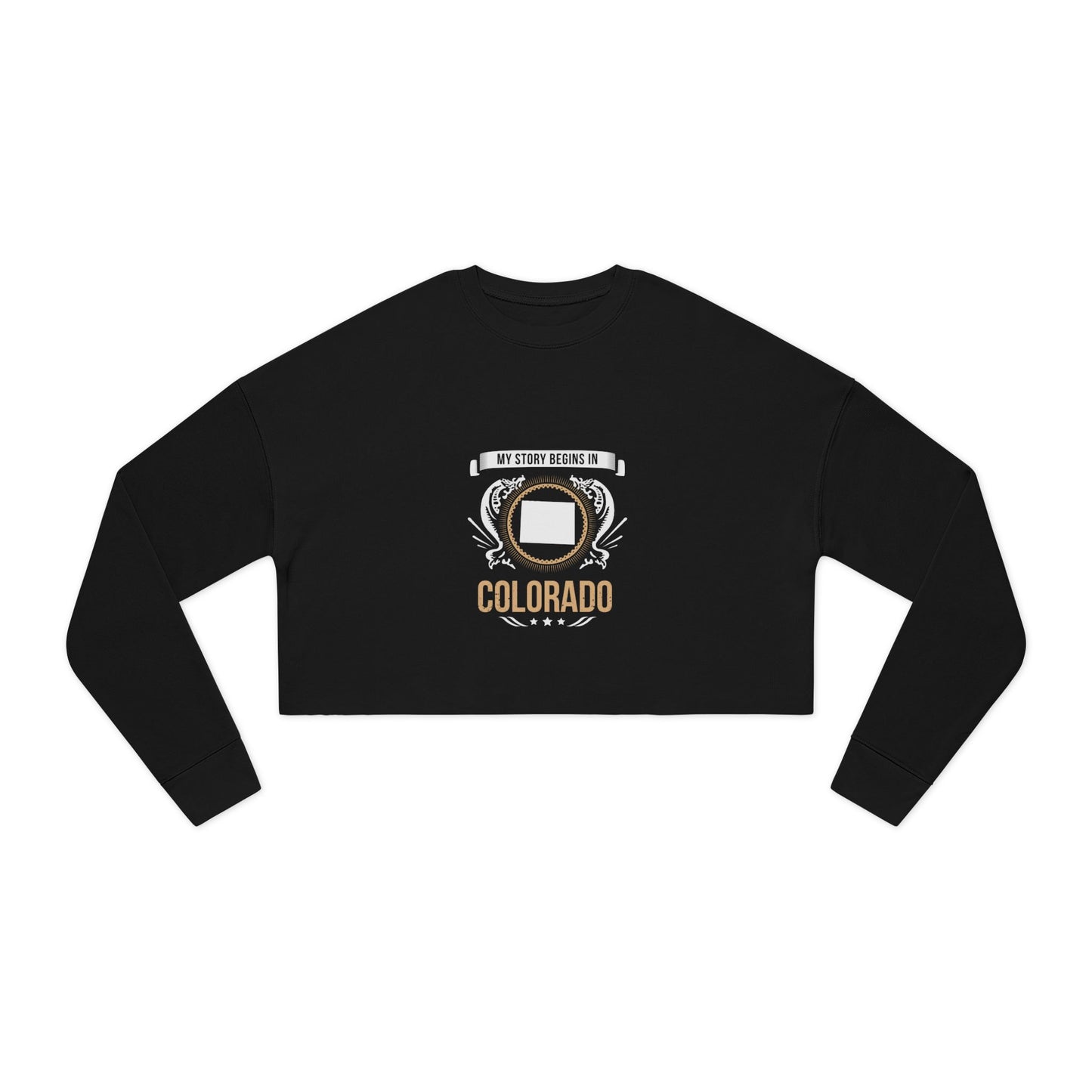 Colorado Style 2-Women's Cropped Sweatshirt