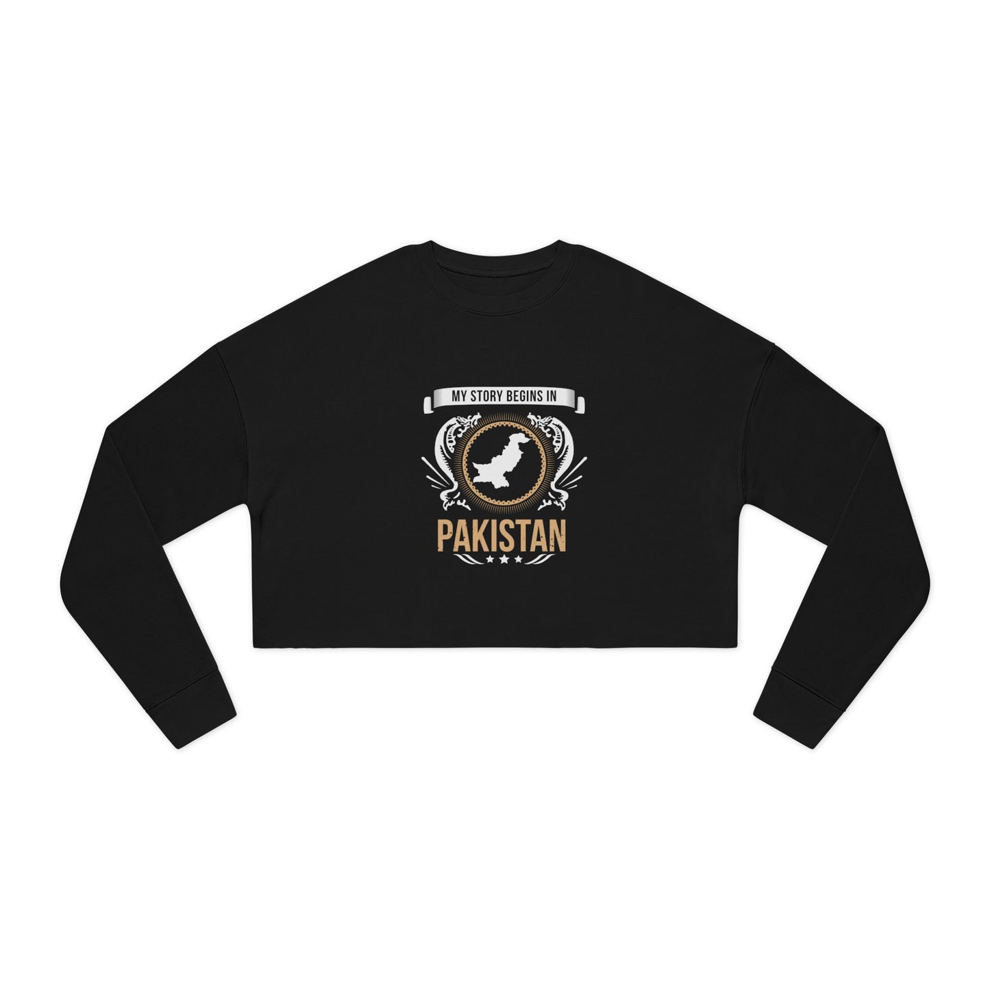 Pakistan Style 2-Women's Cropped Sweatshirt