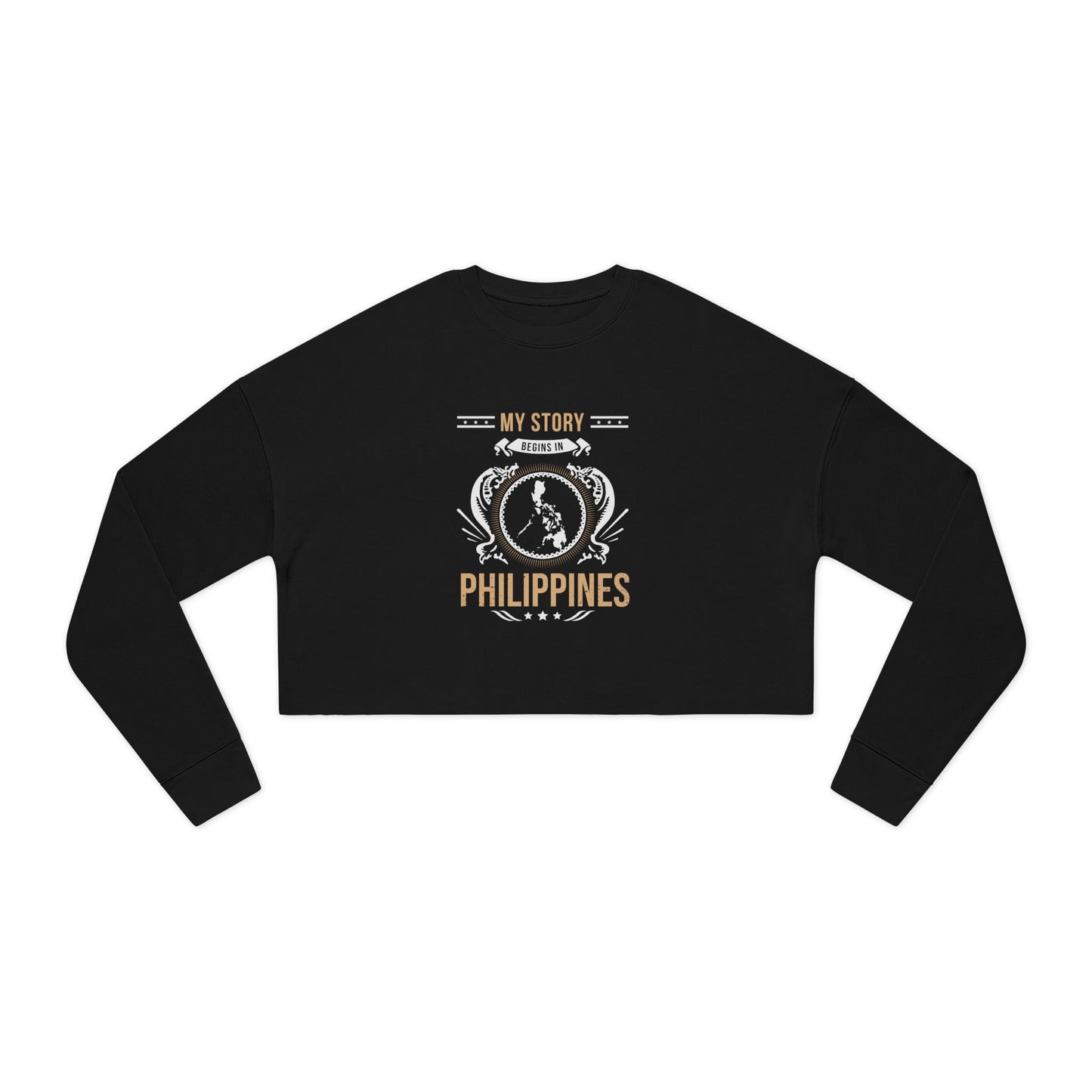 Philippines Style 1-Women's Cropped Sweatshirt