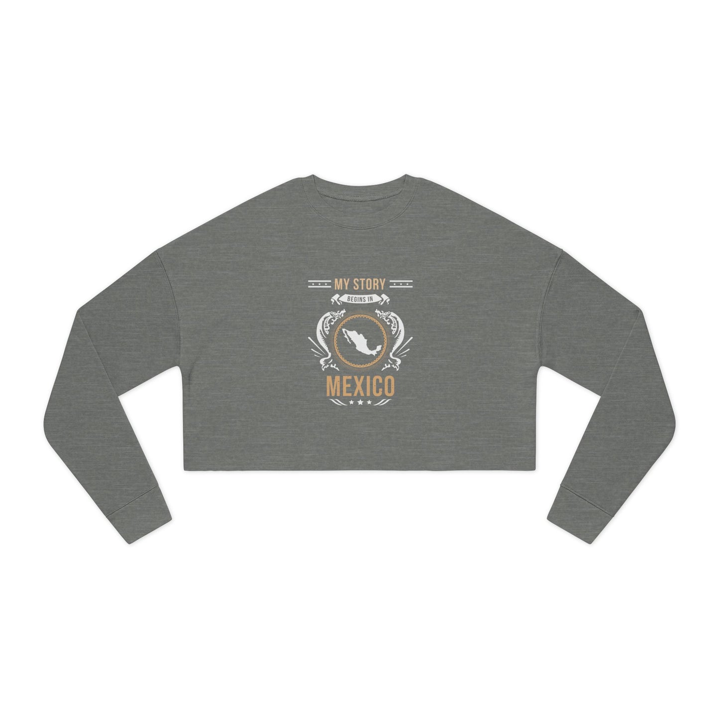 Mexico Style 1-Women's Cropped Sweatshirt