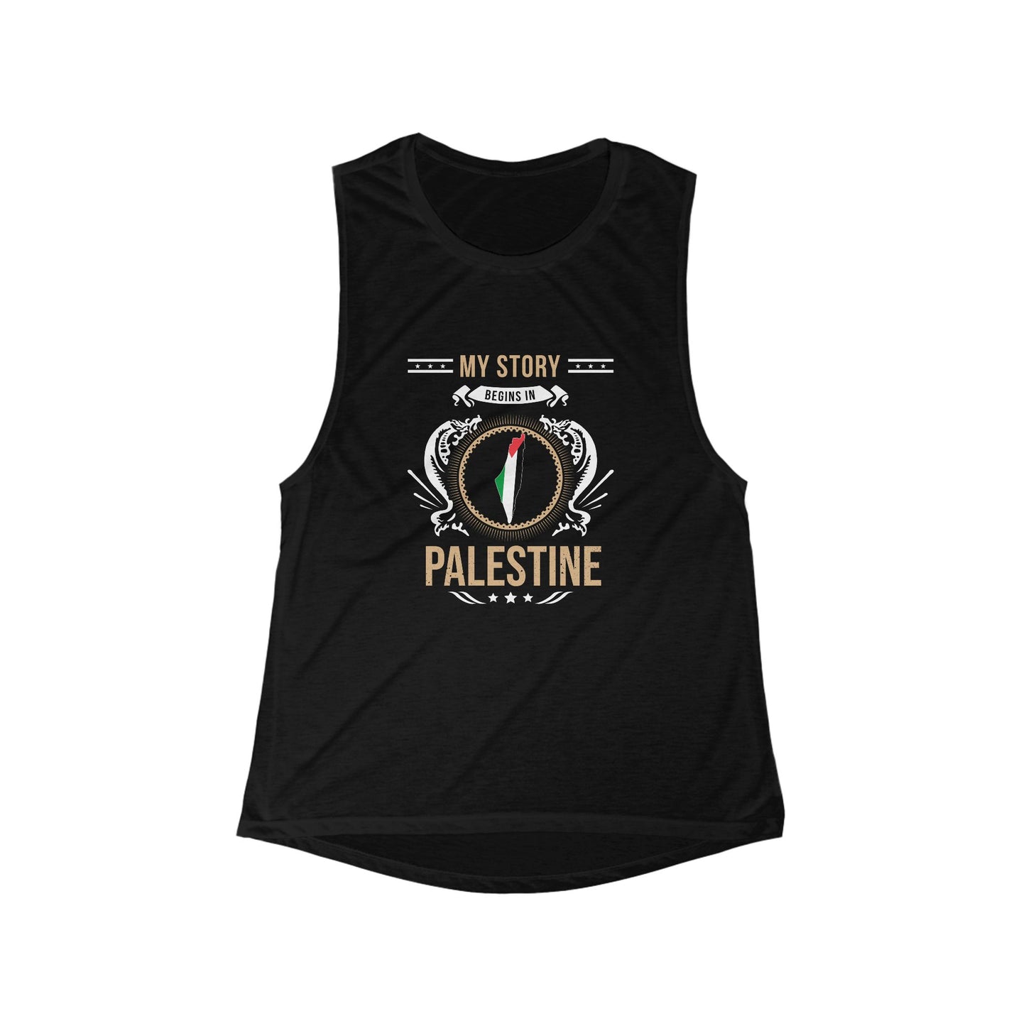 Palestine Style 1-Women's Flowy Tank