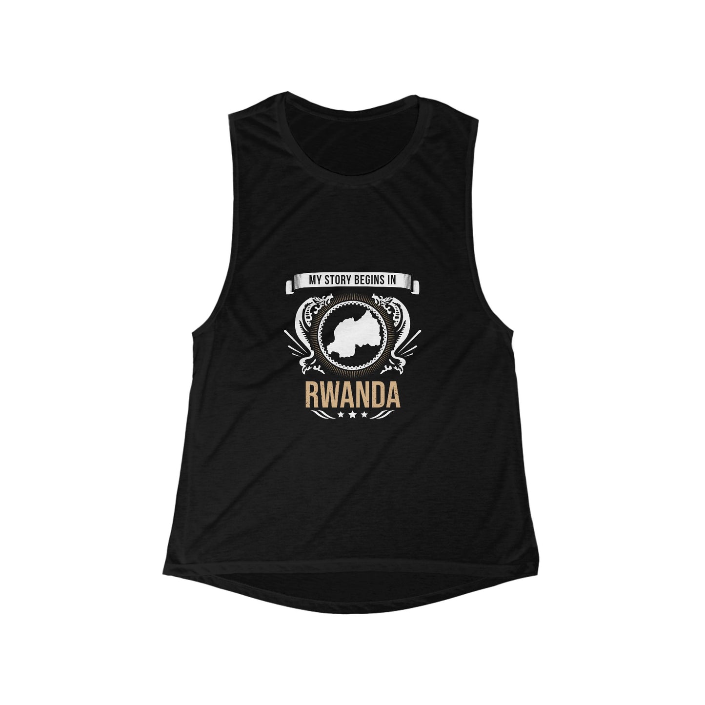 Rwanda Style 2-Women's Flowy Tank
