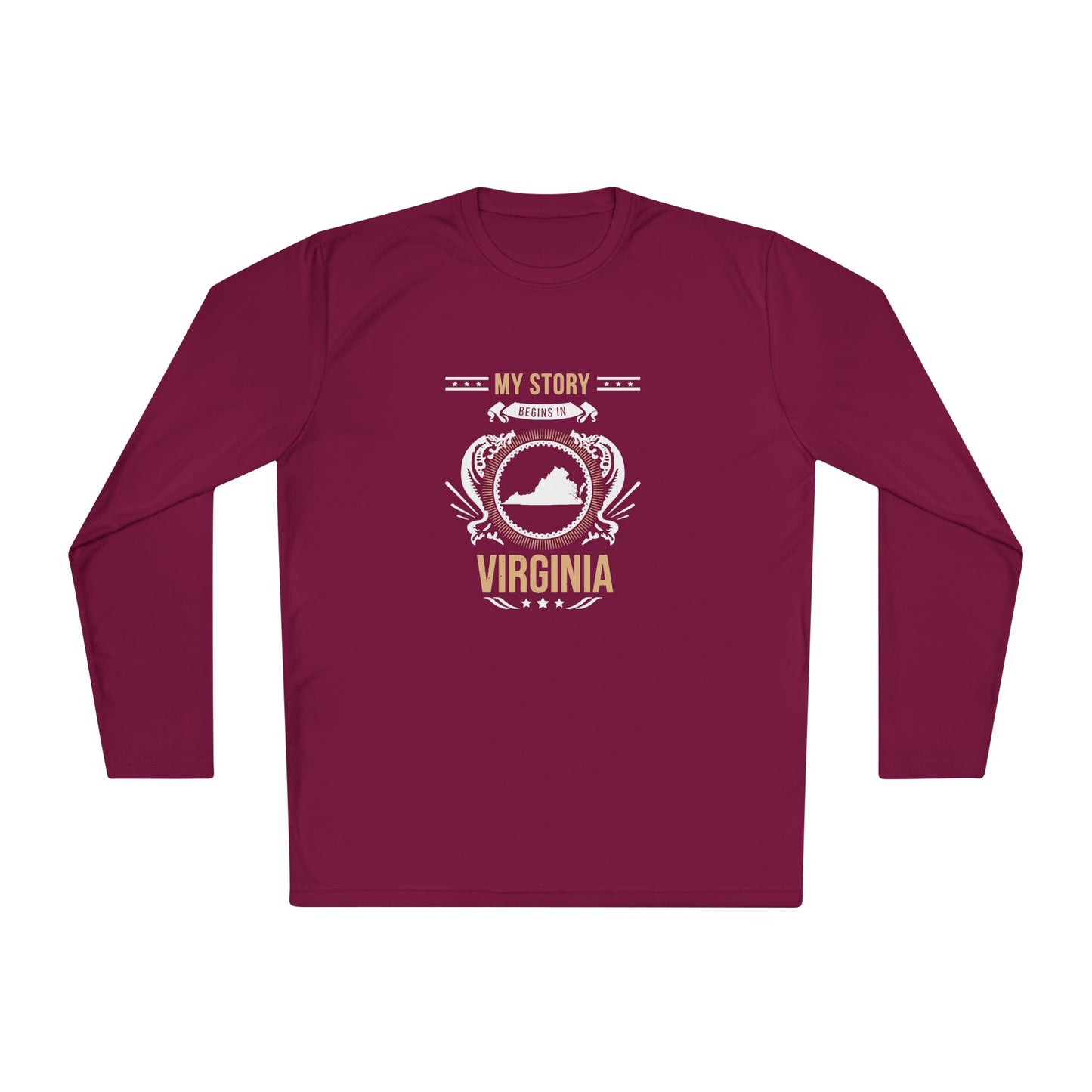 Virginia Style 1-Unisex Lightweight Long Sleeve Tee