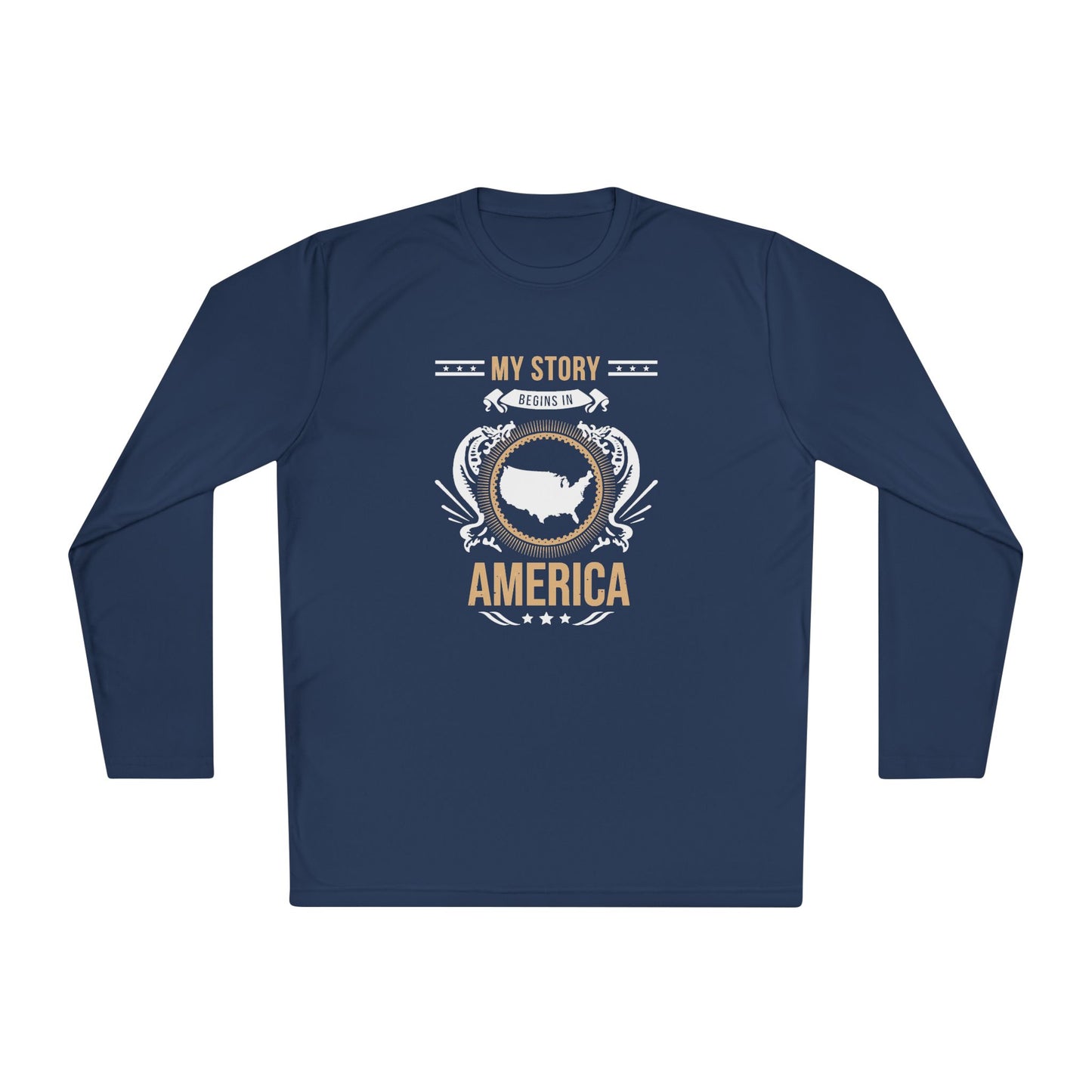 America Style 1-Unisex Long Sleeve Tee