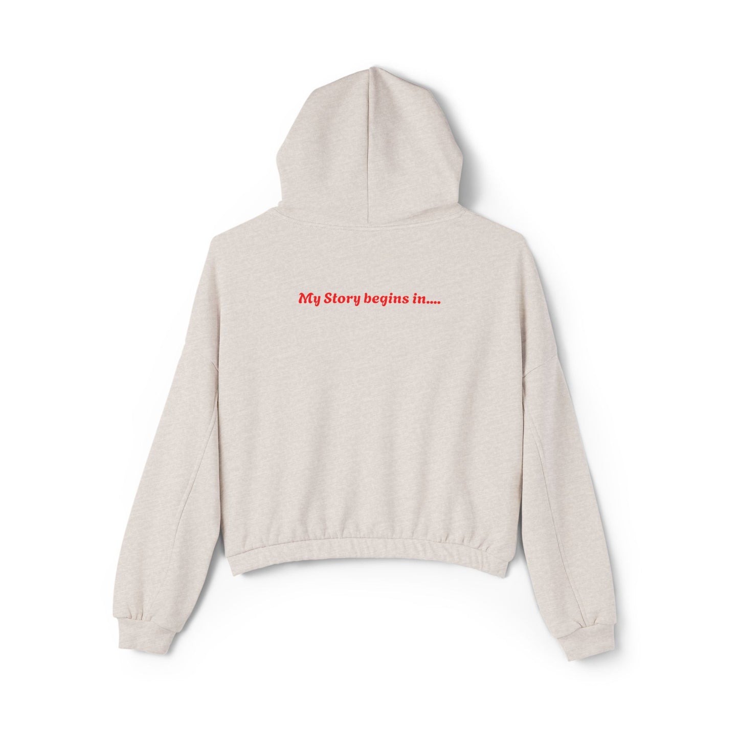 Afghanistan Style 2-Women's Cinched Bottom Hoodie