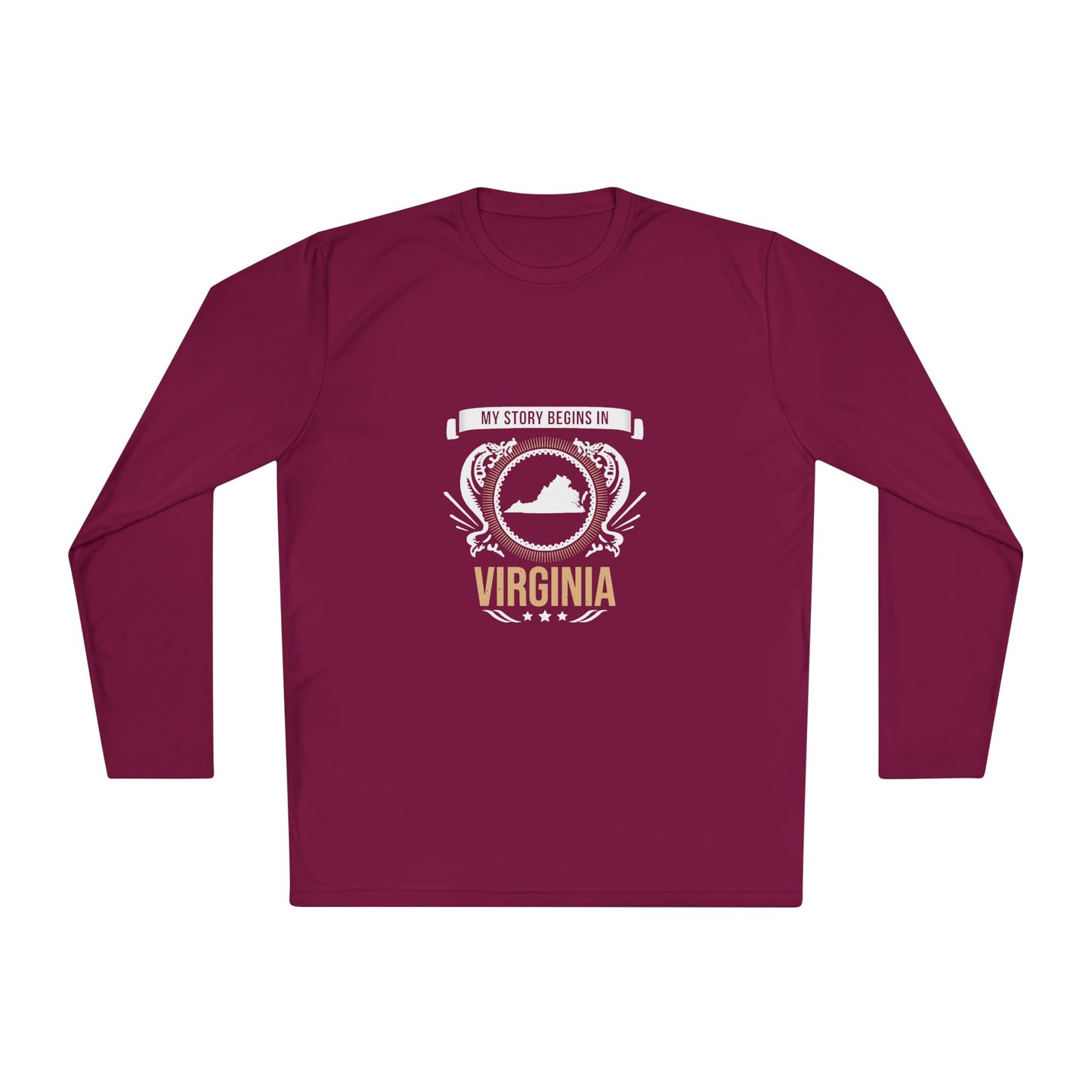 Virginia Style 2-Unisex Lightweight Long Sleeve Tee