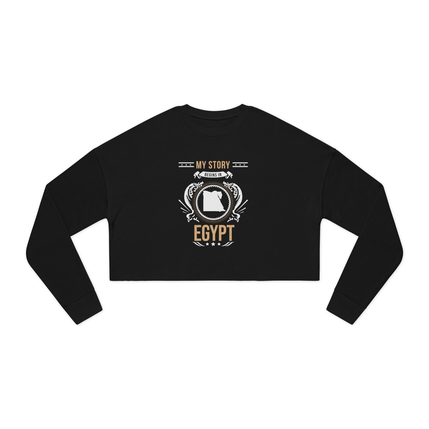 Egypt Style 1-Women's Cropped Sweatshirt