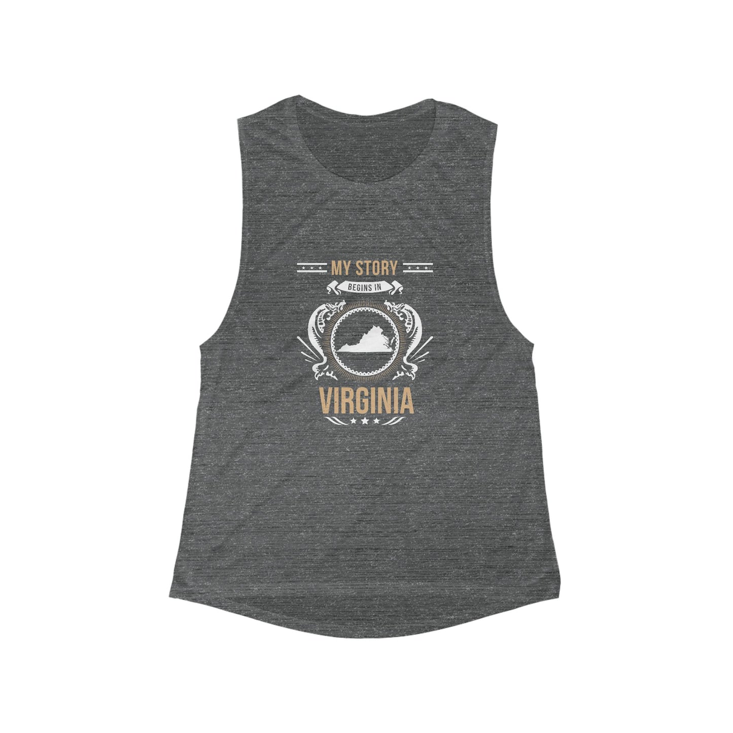 Virginia Style 1-Women's Flowy Tank