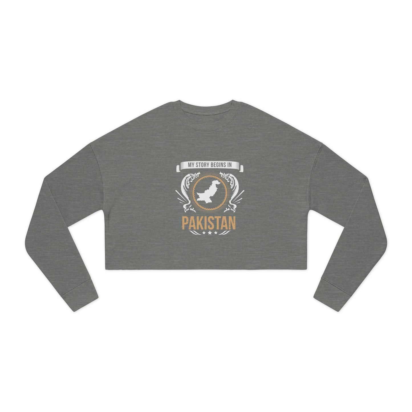 Pakistan Style 2-Women's Cropped Sweatshirt