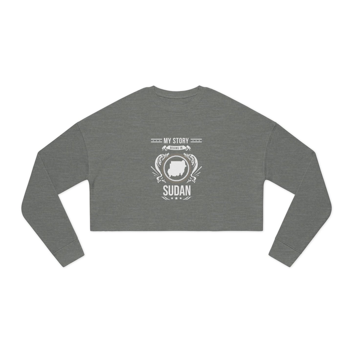 Sudan Style 1-Women's Cropped Sweatshirt