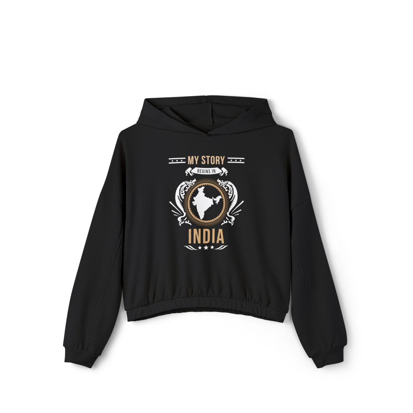 India Style 1-Women's Cinched Bottom Hoodie