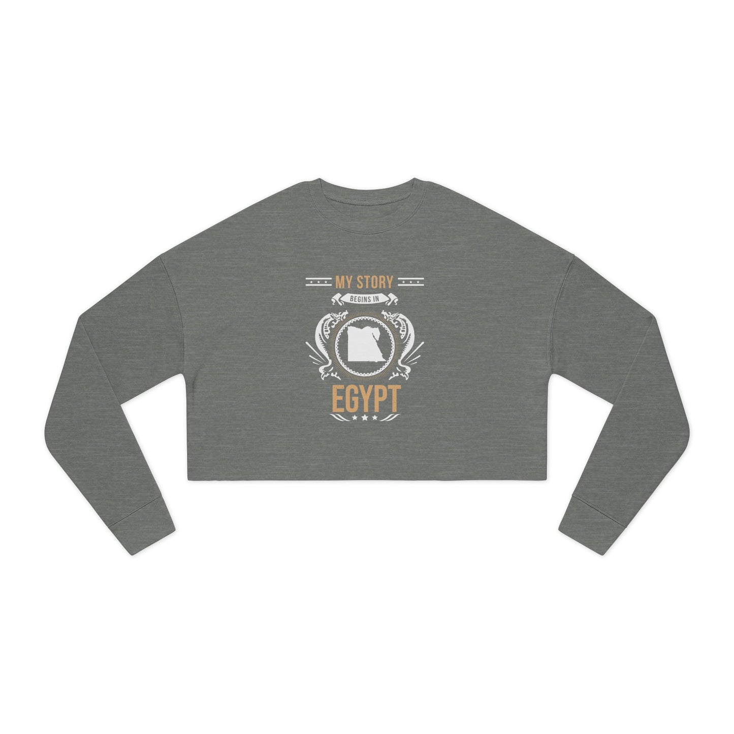 Egypt Style 1-Women's Cropped Sweatshirt