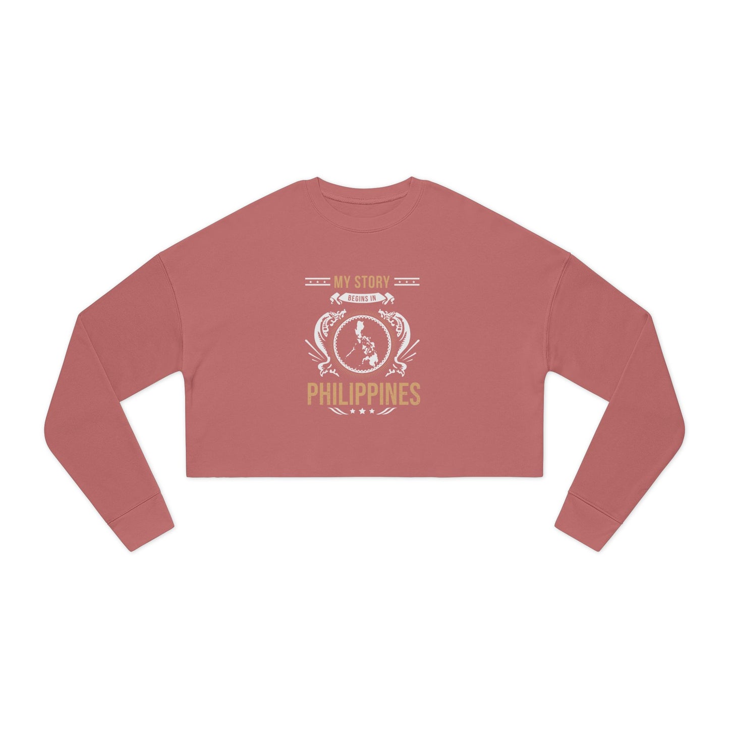 Philippines Style 1-Women's Cropped Sweatshirt