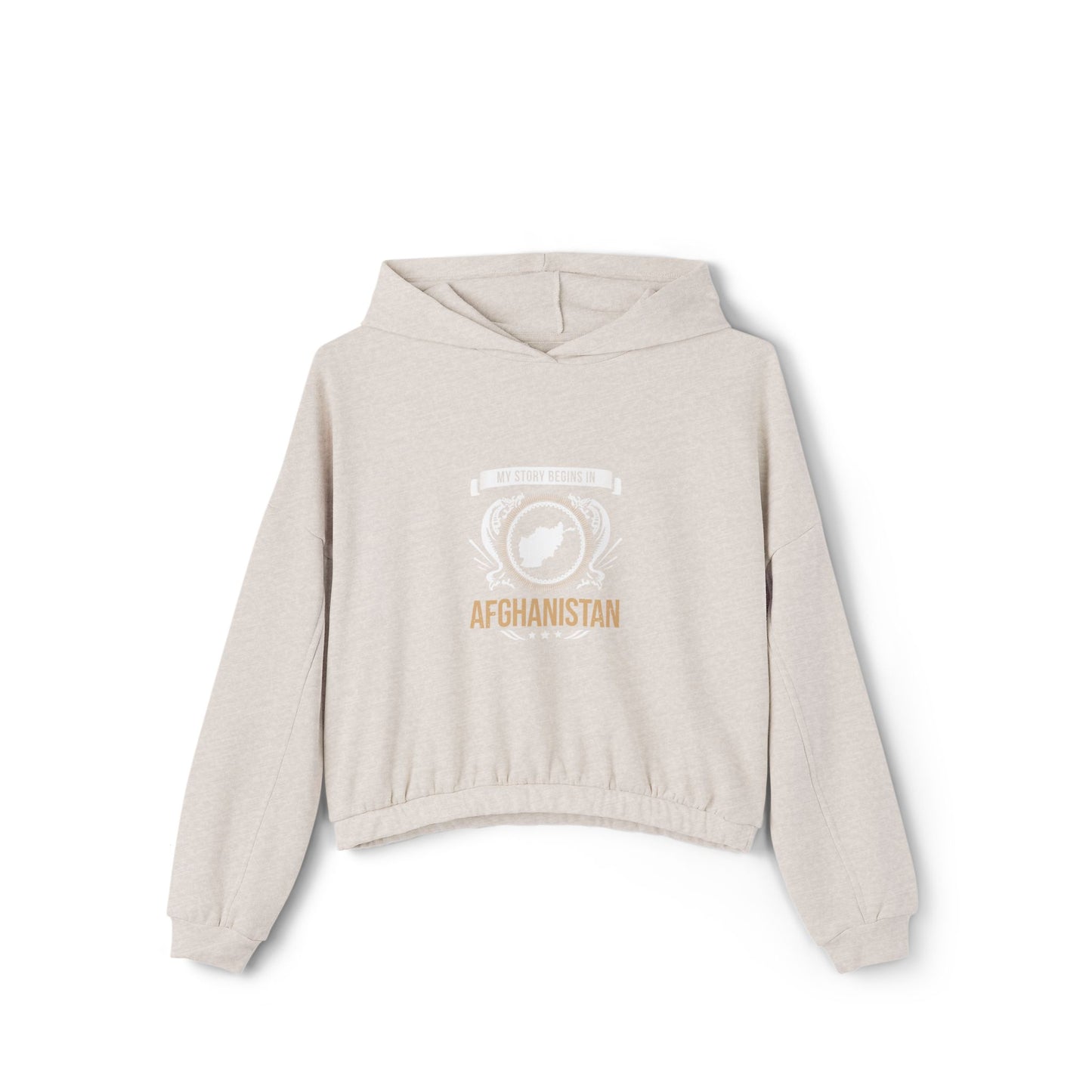 Afghanistan Style 2-Women's Cinched Bottom Hoodie