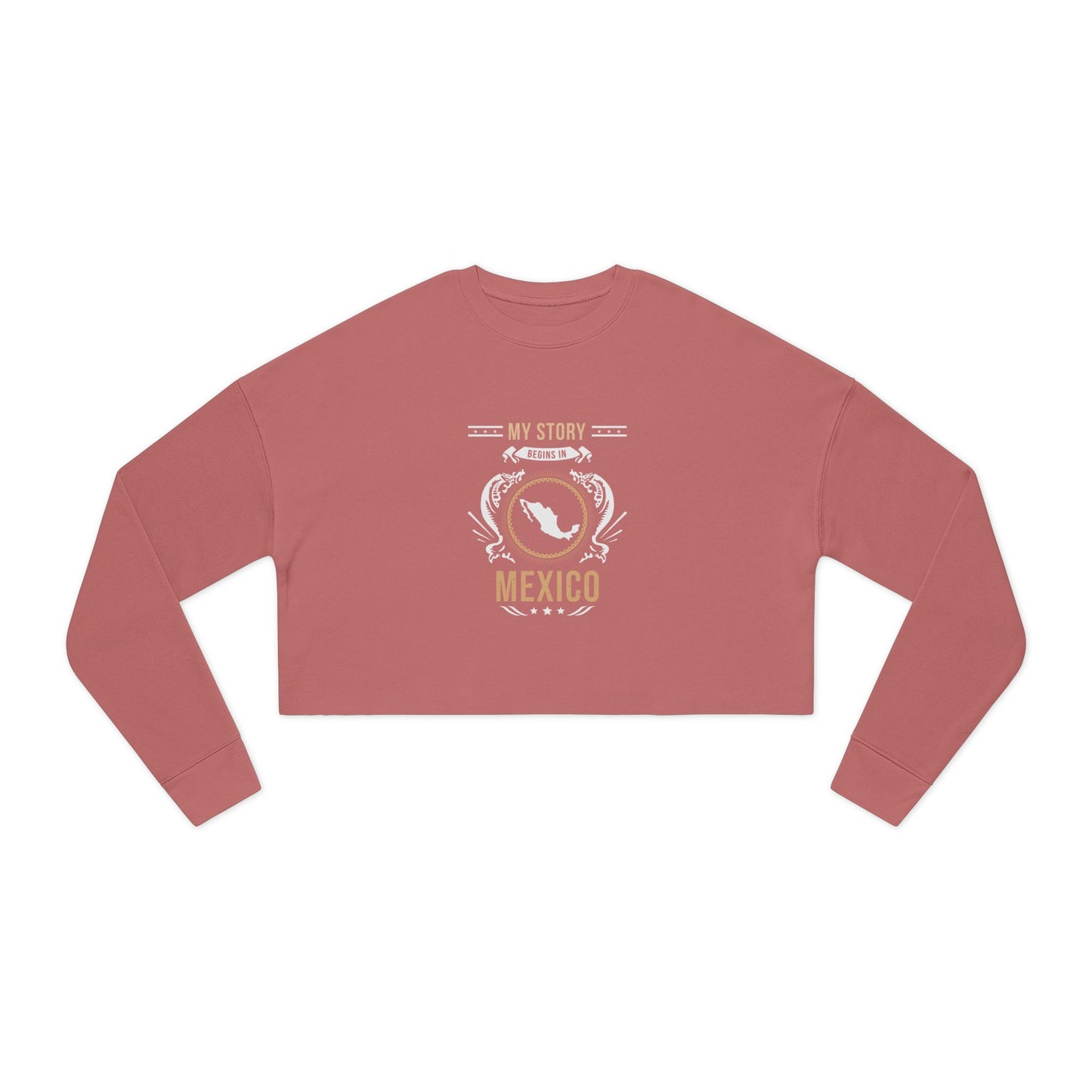 Mexico Style 1-Women's Cropped Sweatshirt