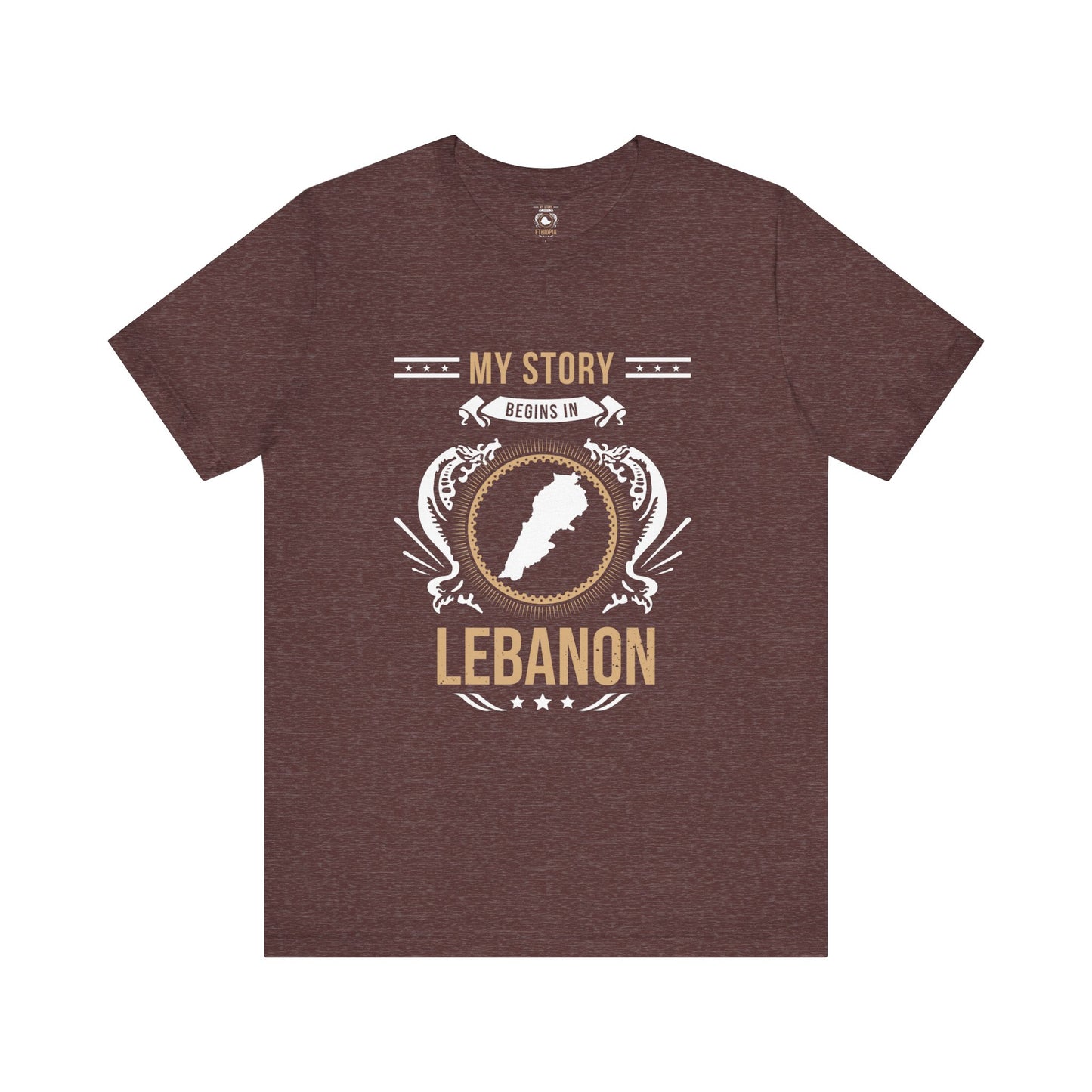 Lebanon Style 1-Unisex Short Sleeve Tee