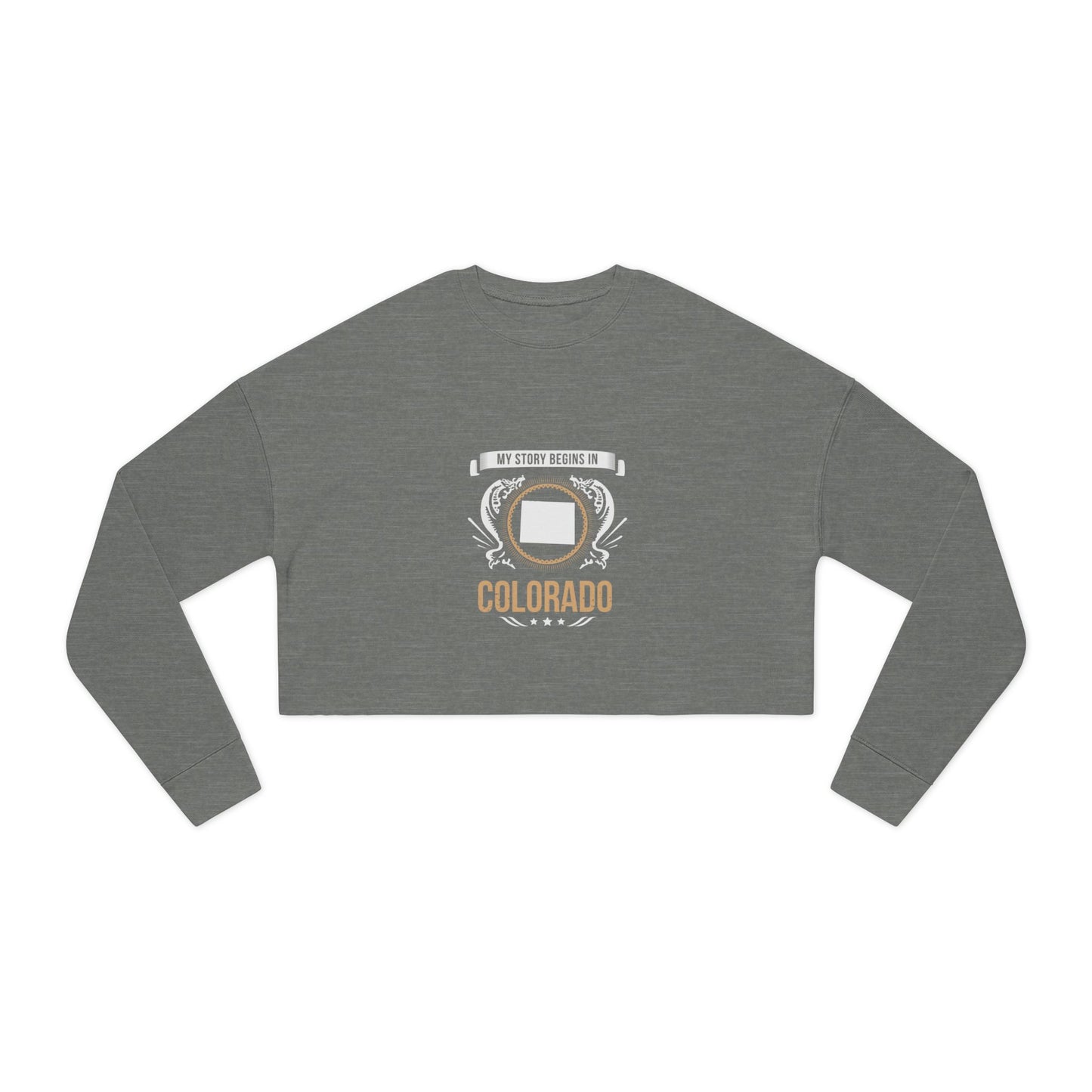 Colorado Style 2-Women's Cropped Sweatshirt